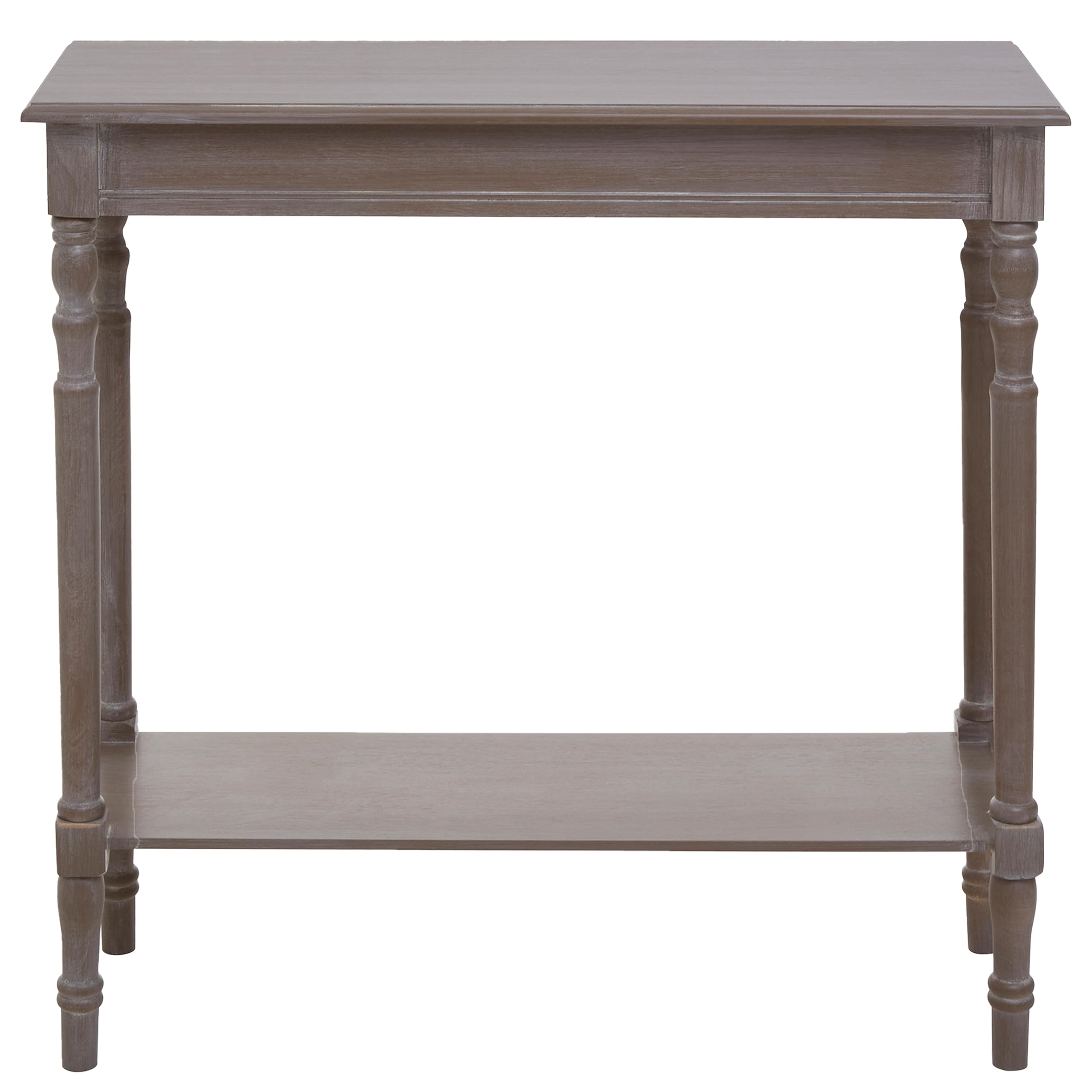 Premier Housewares Grey Wall Mounted Table Console Table Narrow 2-drawer Console Table Console Tables For Hallway Slim Dimensions H30 x W80 x D80 cm