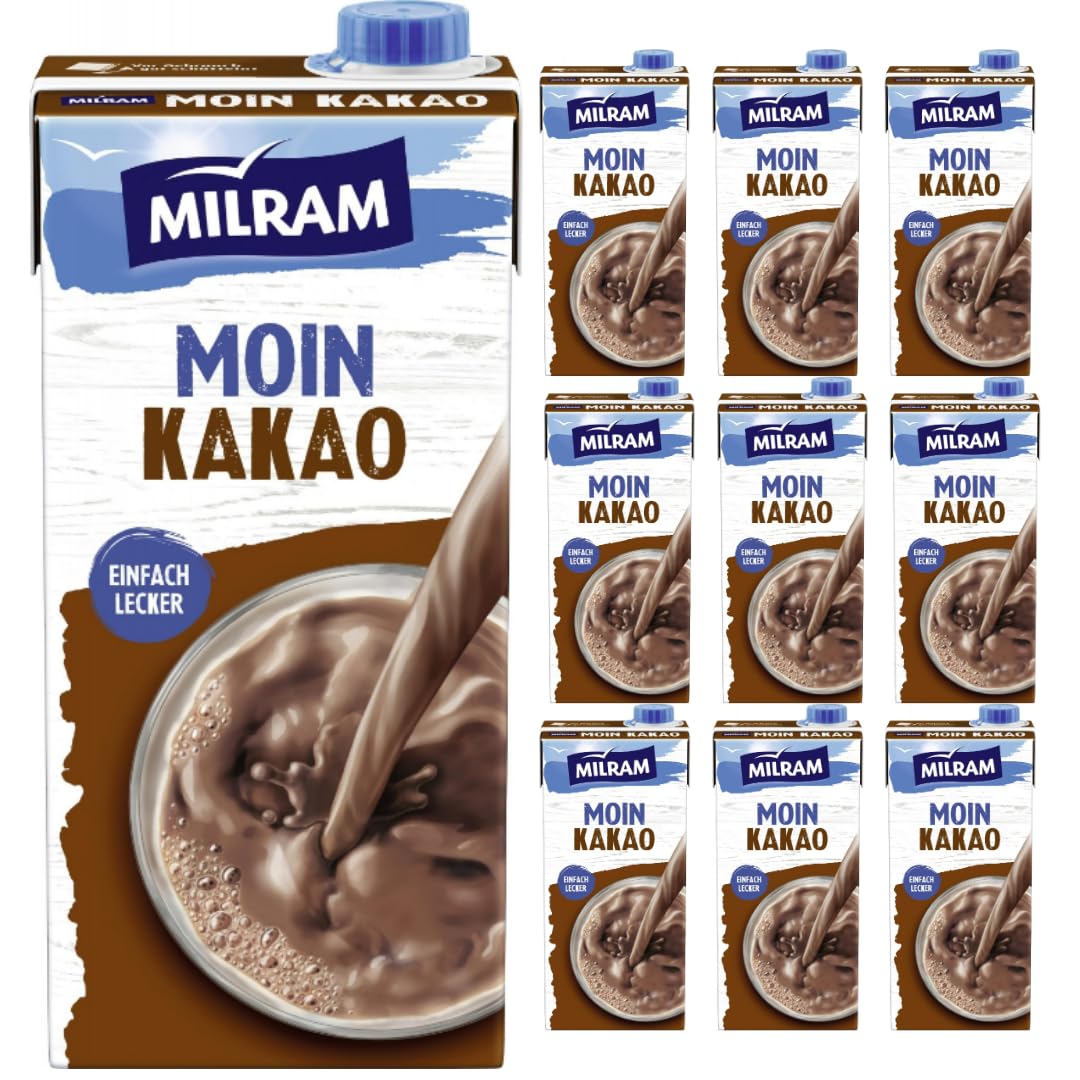 Milram Moin Kakao Schokoladenmilch 1000 milliliter x 10 Stück