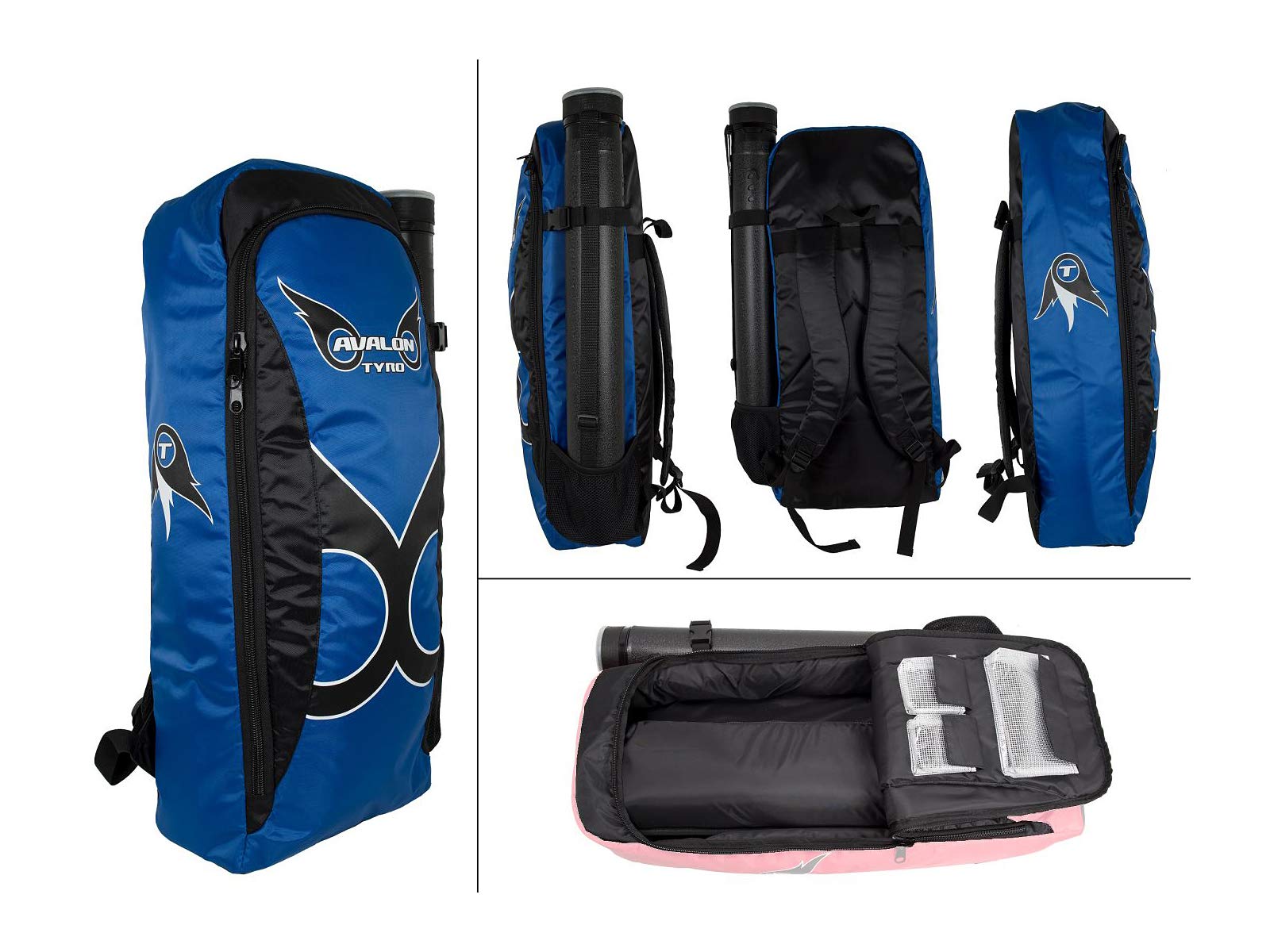 Avalon Tyro RTT-A-SL546-07 Rucksack Bogenrucksack mit Pfeilröhre blau