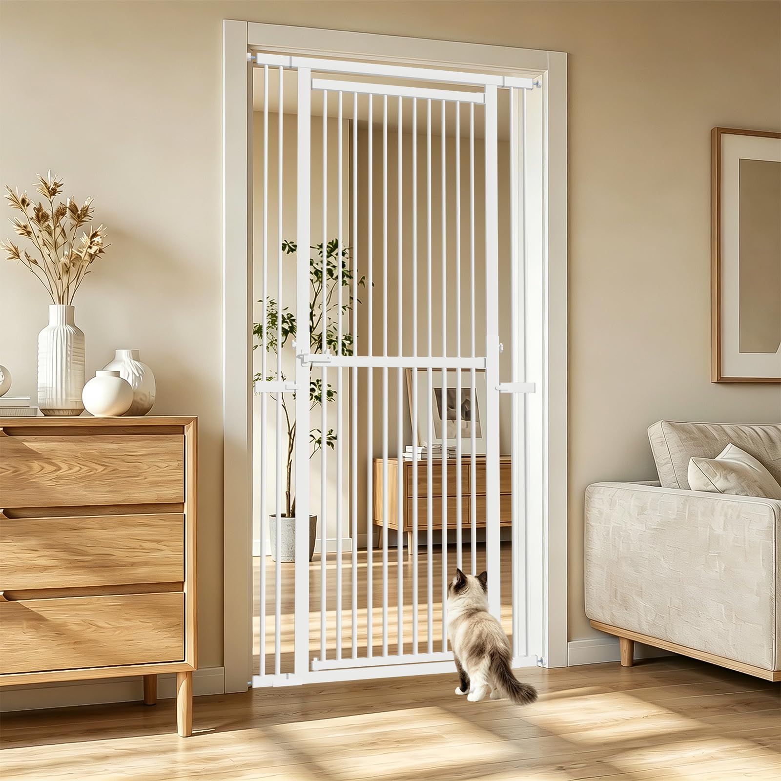 Photo 1 of CHILLMALL Extra Tall Cat & Pet Gate