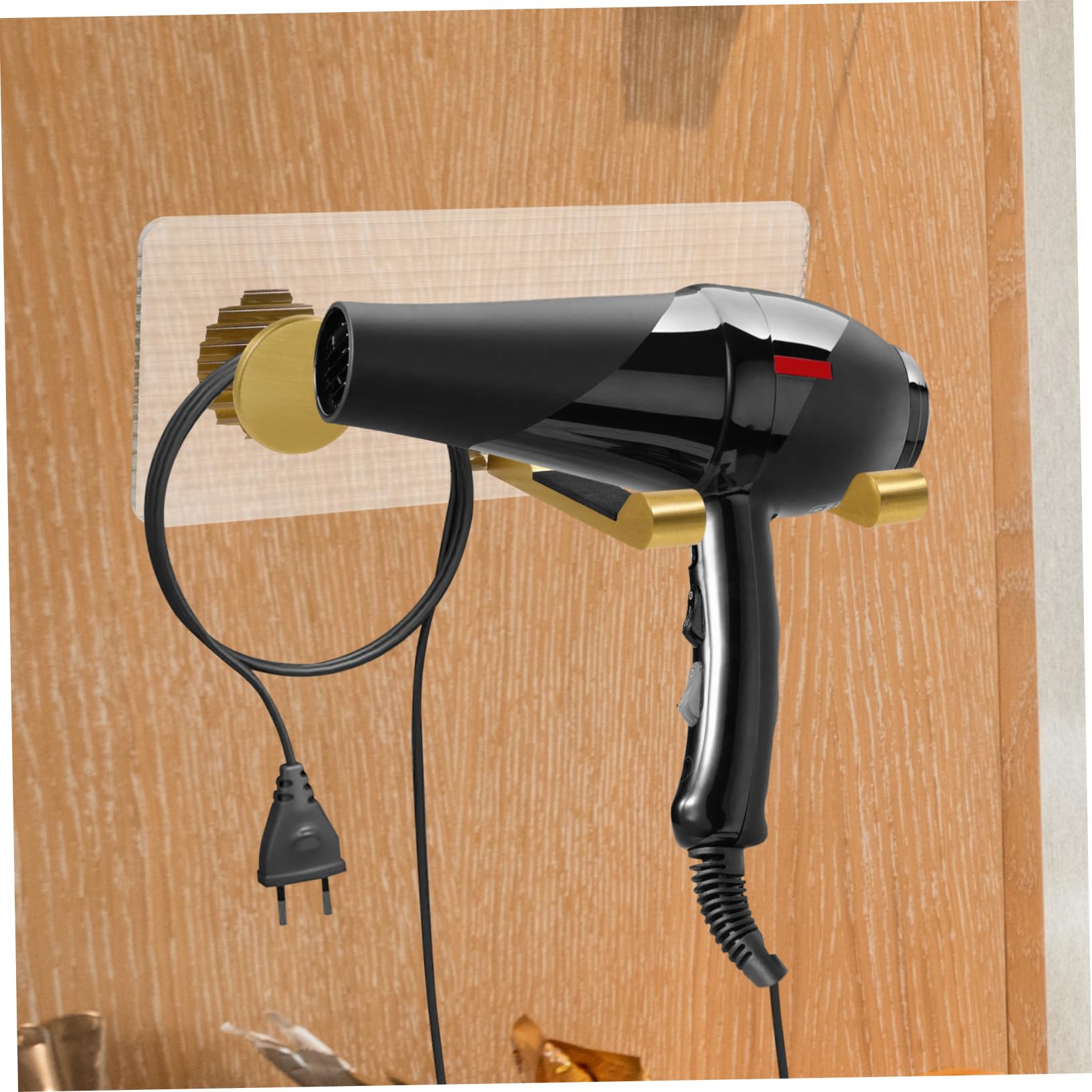 FRCOLOR Porta Asciugacapelli Muro senza Chiodi Supporto per Asciugacapelli per Bagno Organizer per Strumenti per Capelli
