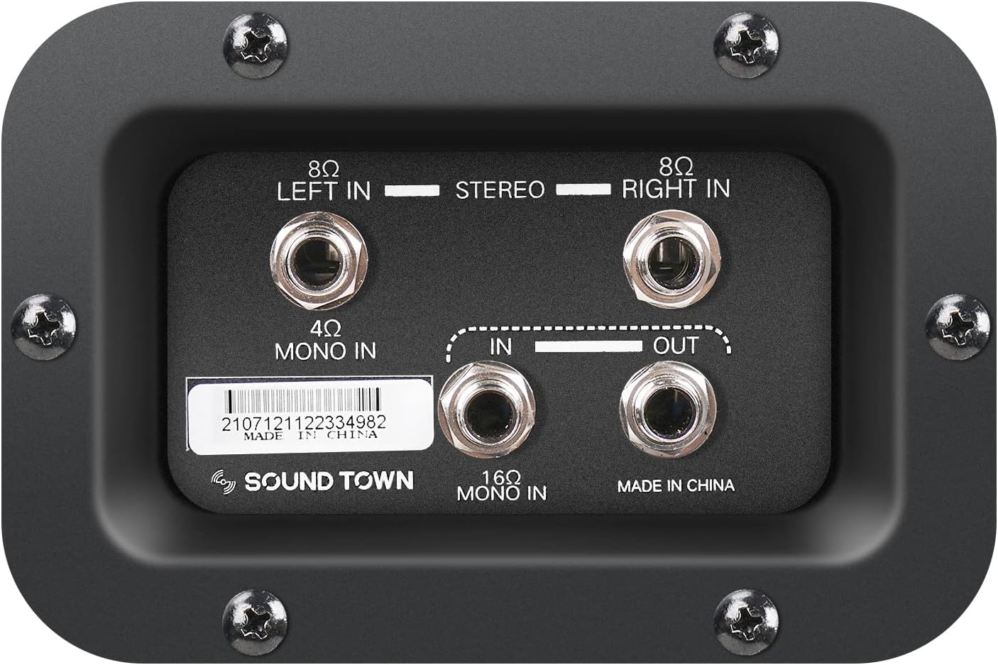 Sound Town 2x12" Empty Guitar Speaker Cabinet, Birch Plywood, Orange, Wheat Cloth Grill, Compatible with Celestion/Eminence Speakers (GUC212OR-EC)