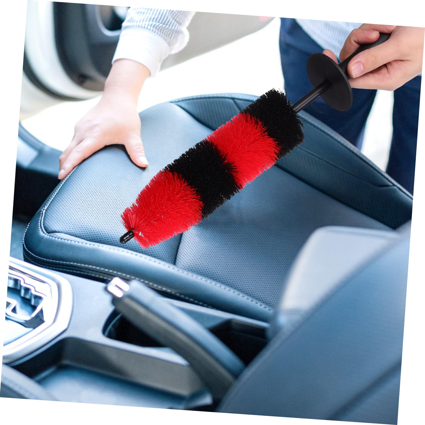 GLEAVI 2sets Spazzola per Pulizia Ruote e Pneumatici con Setole Resistenti Utensile Detailing per Auto Pulizia Professionale Cerchioni e Mozzi Strumento Versatile per Auto di Varie