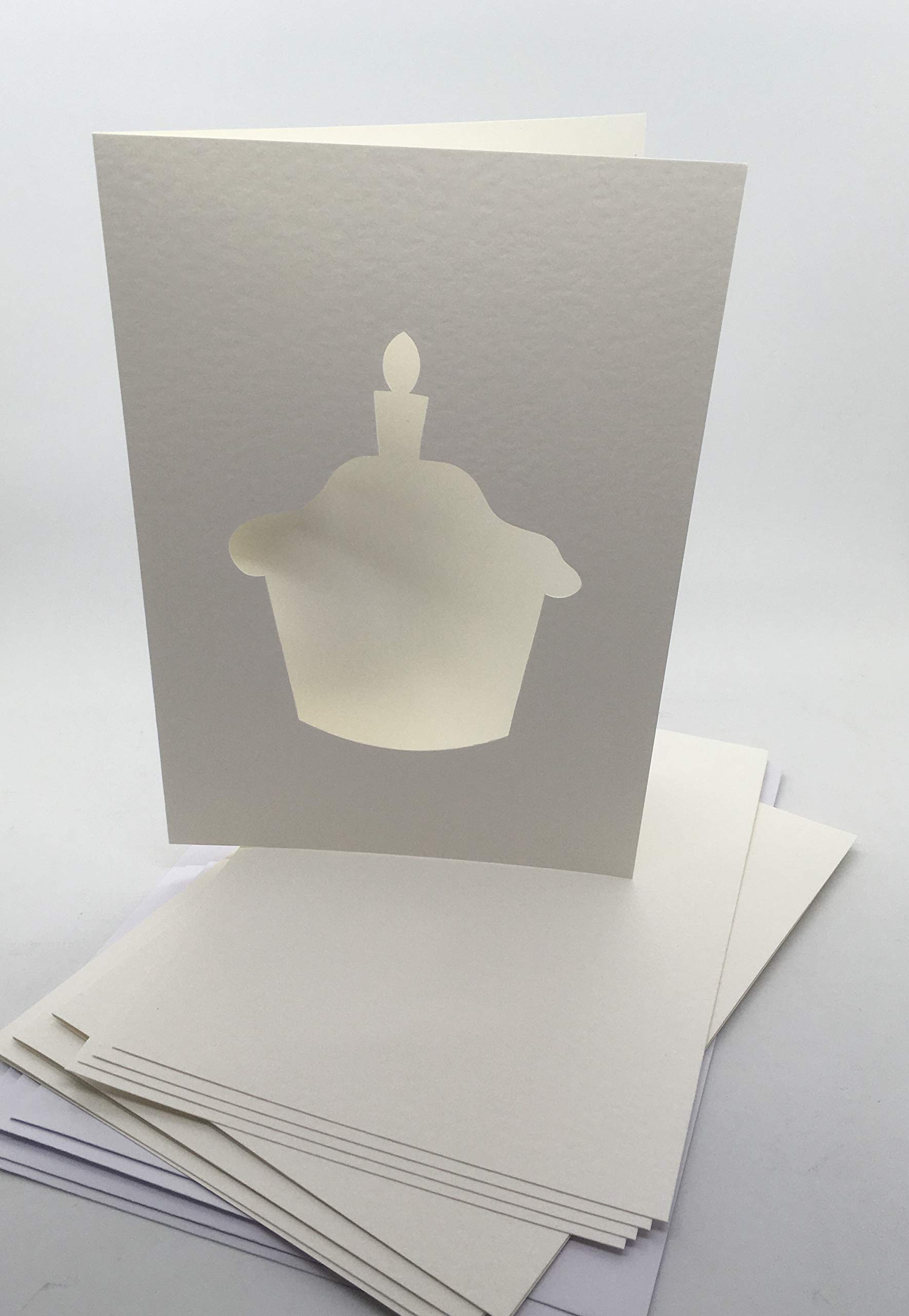 DeeCraft Iris Folding Card Pack Cake C5 Size Makes 4 Cards Craft