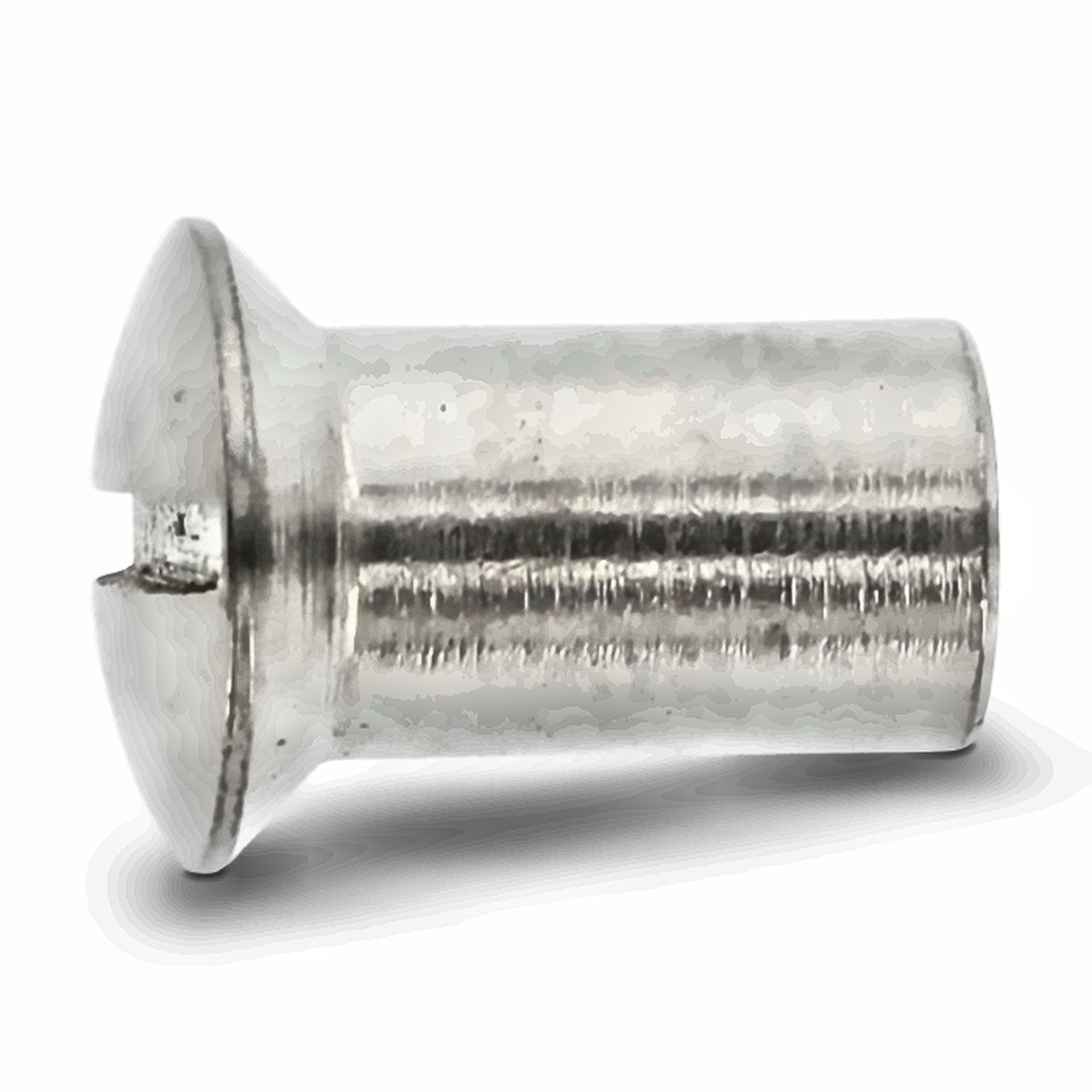 Sleeve Nuts M5 x 15 Stainless Steel A1 Raised Countersunk Head Slotted Similar to DIN 9061 Pack of 4