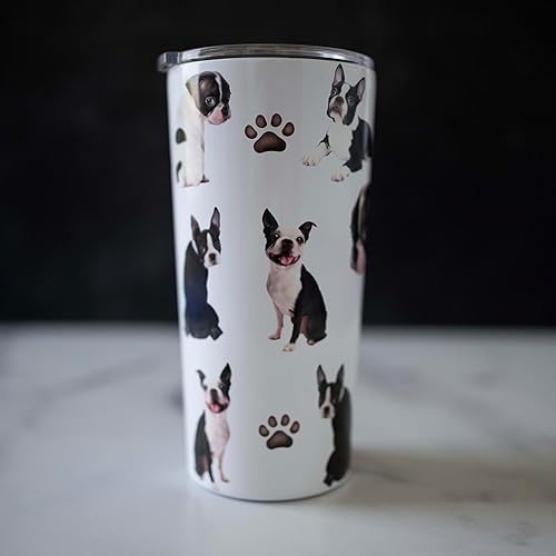 Miniatura 9 de Greenline Goods Vaso aislado de Pomerania con tapa de 20 onzas, perfecto para mamás de perros, papás y amantes, taza aislada de Pomerania, diseño de