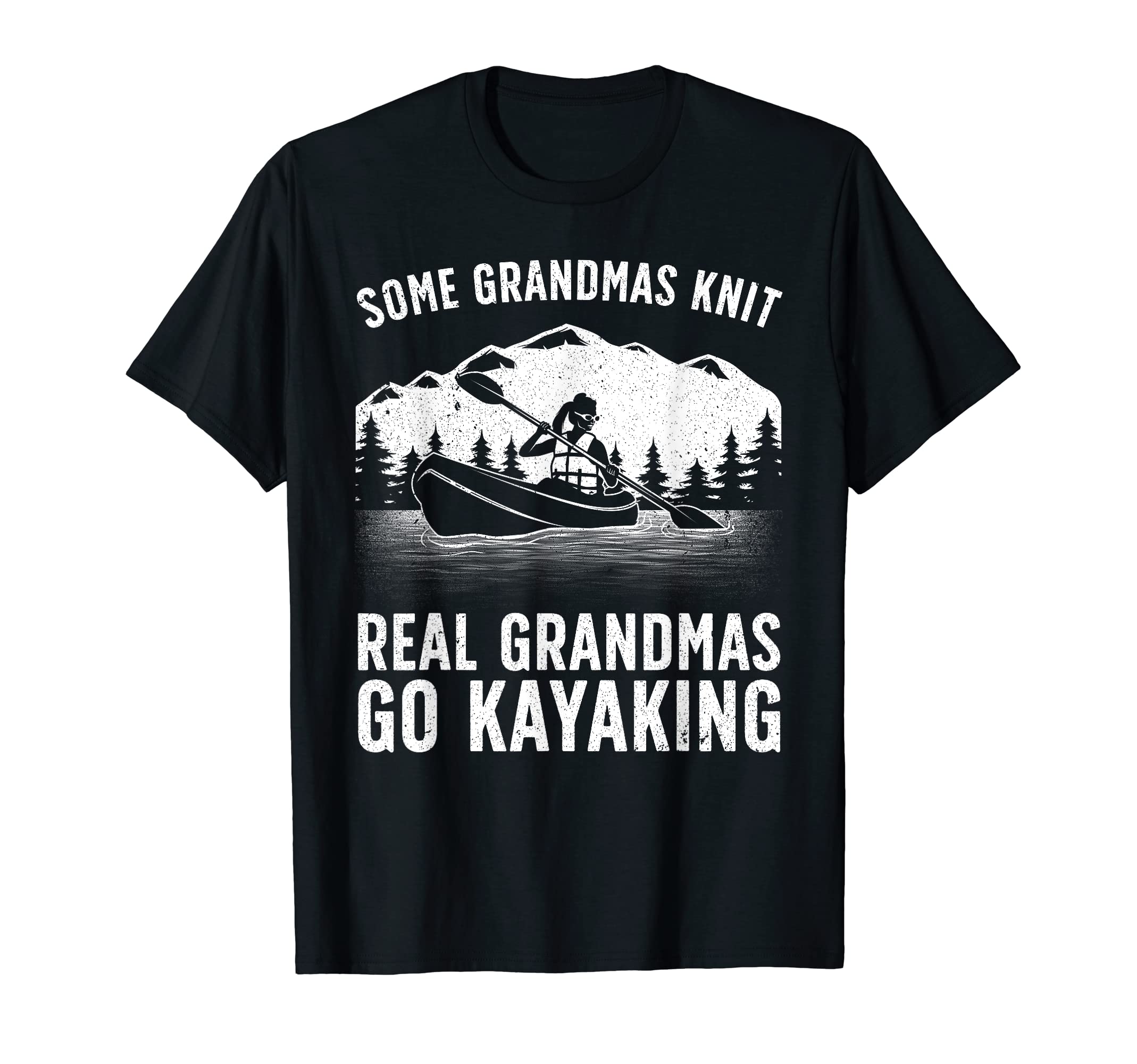 Unique Kayak Gift Oar Kayaking Accessories & StuffCool Kayaking For Grandma Mom Kayaker Boating Kayak Boating T-Shirt
