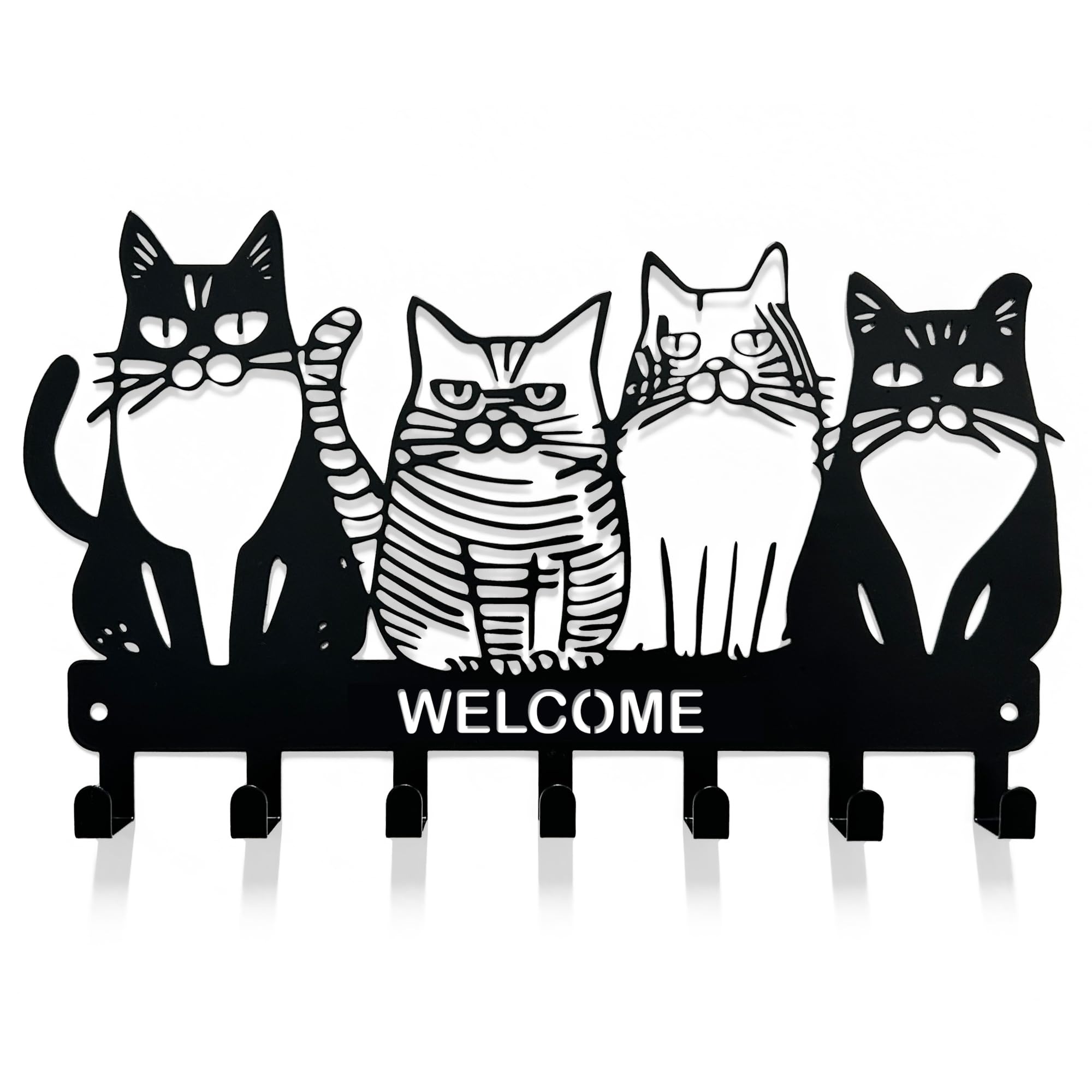 Cat Key Holder - Stylish Wall Hooks -1