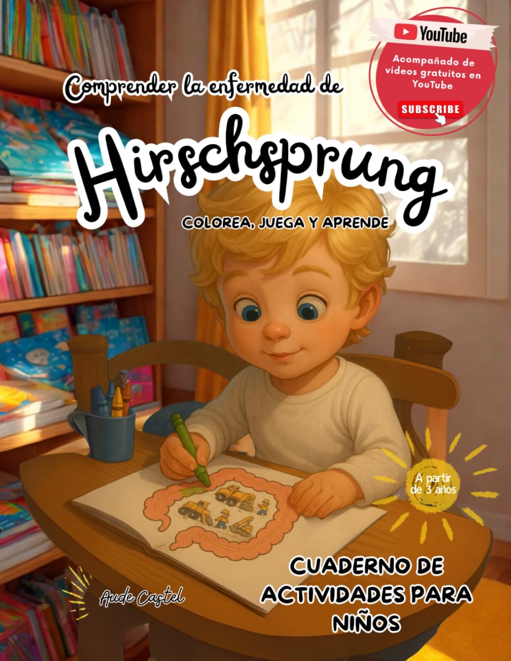 Cuaderno educativo para niños: Comprender la enfermedad de Hirschsprung