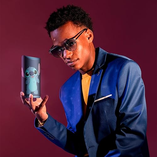 Miniatura 6 de iJoy Disney Lilo and Stitch - Altavoz inalámbrico Bluetooth - Altavoz inalámbrico recargable a prueba de salpicaduras con 3 horas de