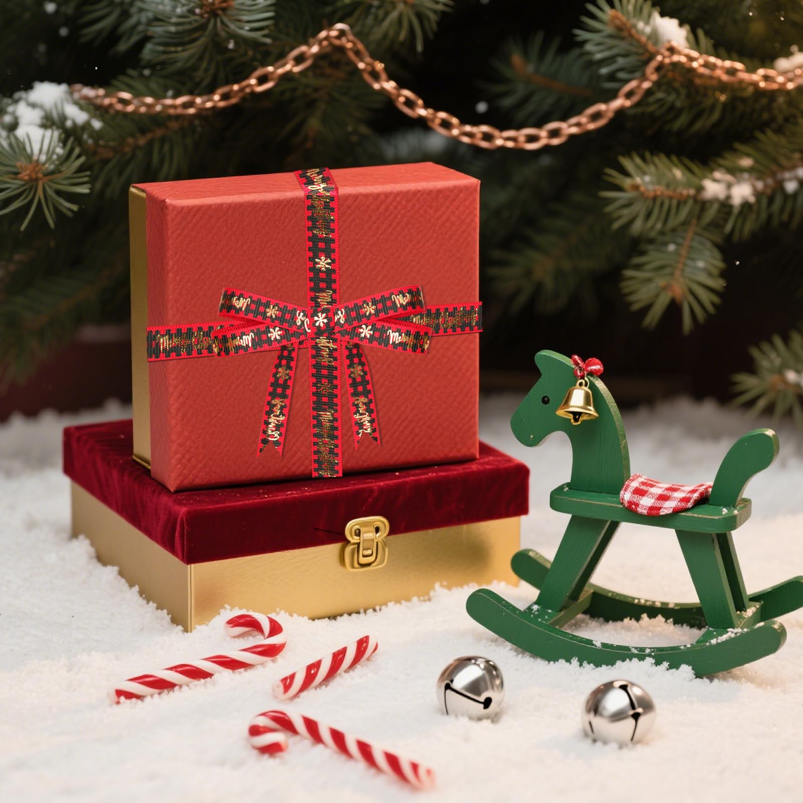 1 Roll Christmas Satin Ribbon 1 Inch X 25 Yards Merry Christmas Printed Ribbon For Gift Wrapping Diy Crafts And Holiday Decorations I5240136231 - View #12