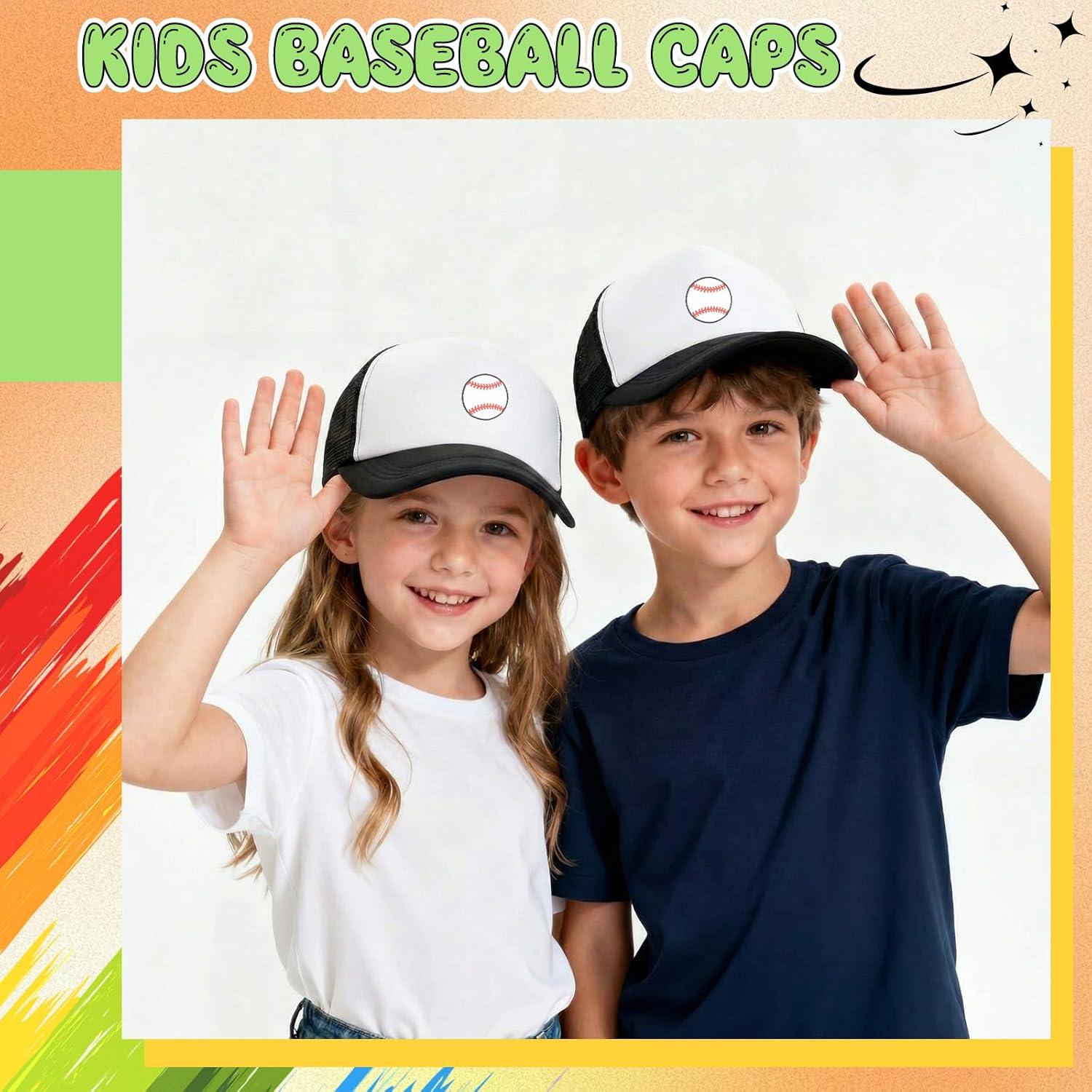 Hercicy 40/60/80 DIY Kids Trucker Hats image 3