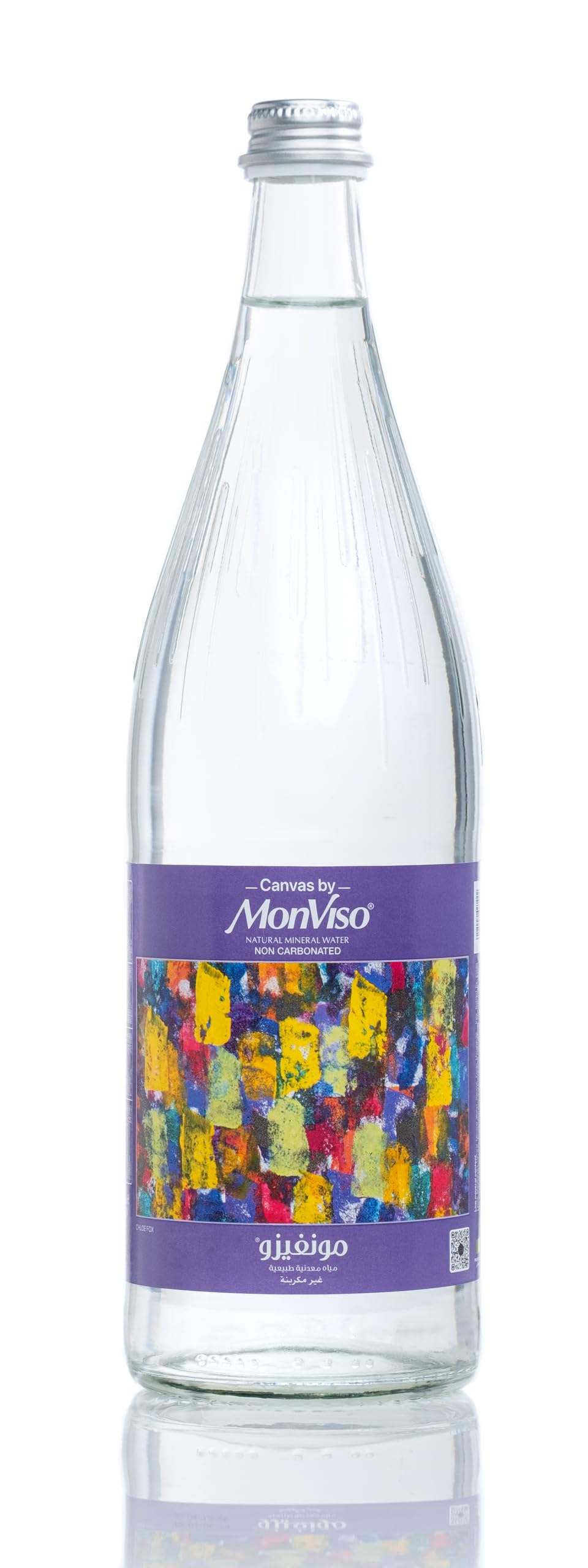 Canvas Still Natural Mineral Water 1.0 L Pack of 12 pure low mineral content Italian spring water from Piccole Dolomiti Sustainability and Philanthropy Collection