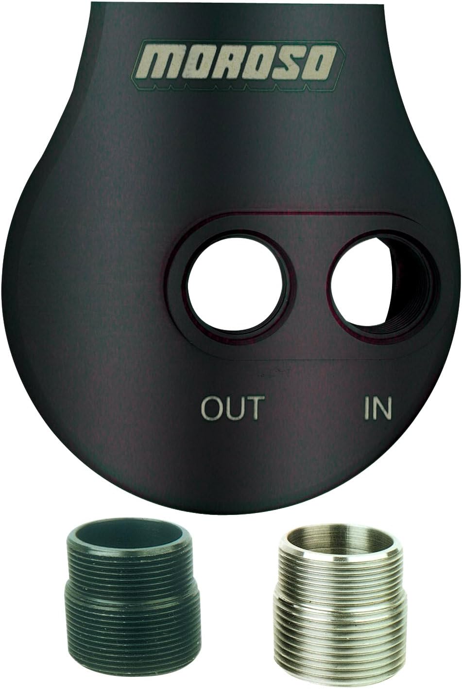 Moroso 23766 Billet Remote Oil Filter Mount, Oil Filters & Accessories