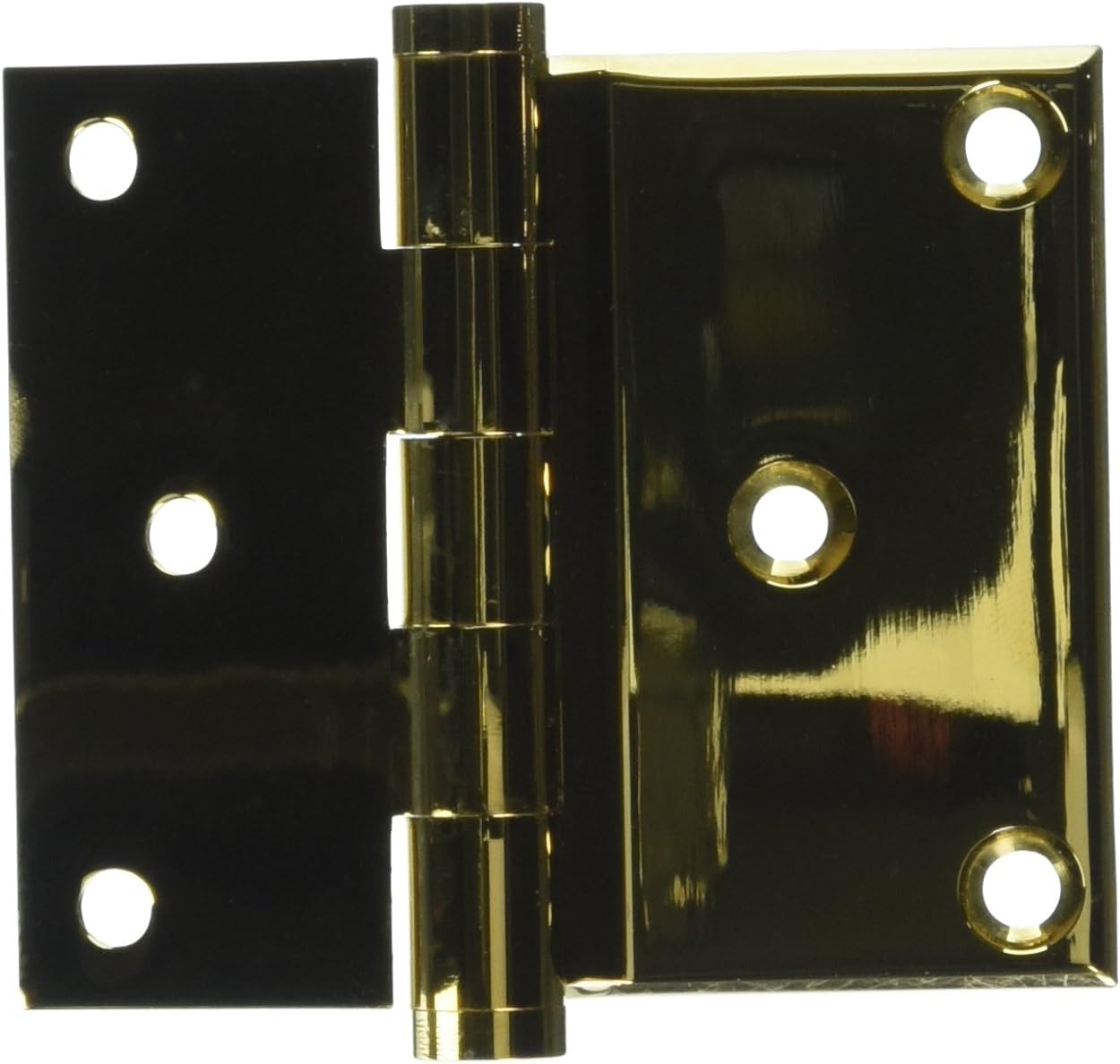 Deltana DHS3035U26D Solid Brass 3-Inch x 3 1/2-Inch Half Surface Hinge