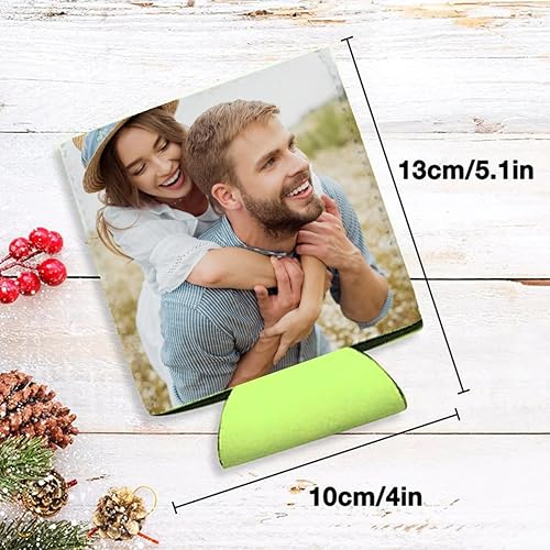 Miniatura 3 de Juego de 5 enfriadores de cerveza personalizados, soporte aislado personalizado para botellas de bebidas, soporte de cerveza personalizado mantiene