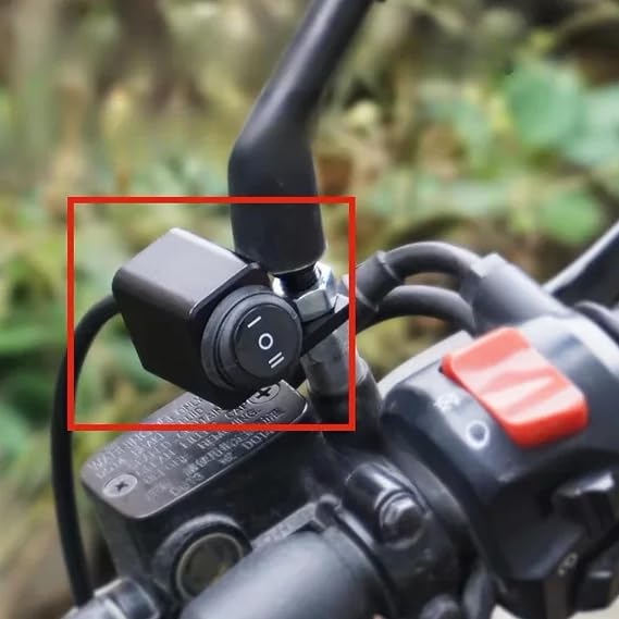 Motorcycle Headlight Switches 3 Speed Button Handlebar Mount Spotlights Motorbike Accessories Motorcycle Lighting Control Switches Aluminum