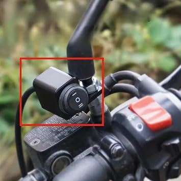 Motorcycle Headlight Switches 3 Speed Button Handlebar Mount Spotlights Motorbike Accessories Motorcycle Lighting Control Switches Aluminum