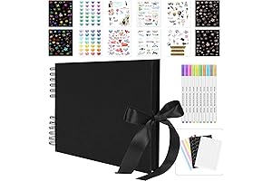 One Year Scrapbook for Boyfriend: Time Capsule Anniversary Memory Keeper, 12.6" x 8.3"