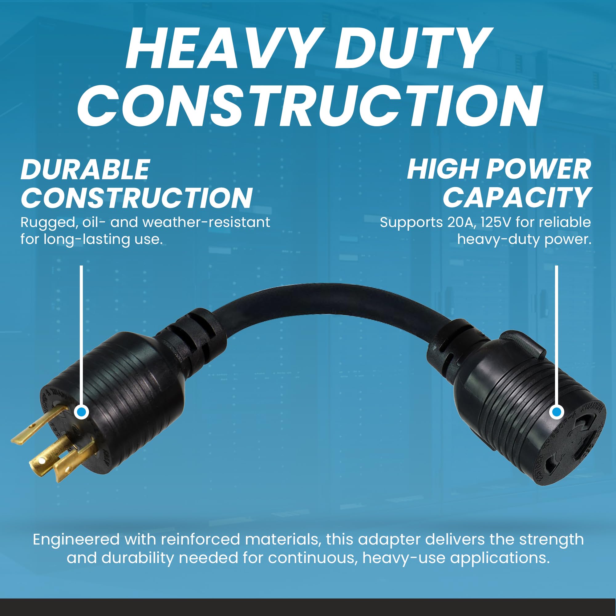 Amazon | IronBox Electric NEMA L5-20P - L5-30R プラグアダプター