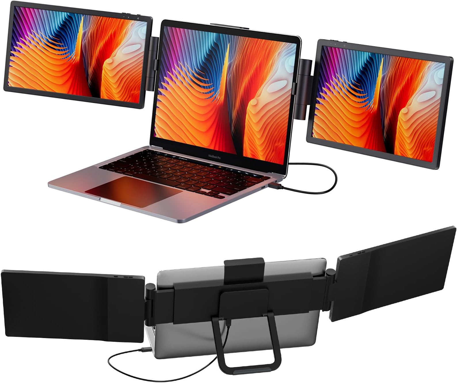 Amazon.com: One line Connections 12" Laptop Screen Extender Monitor ...