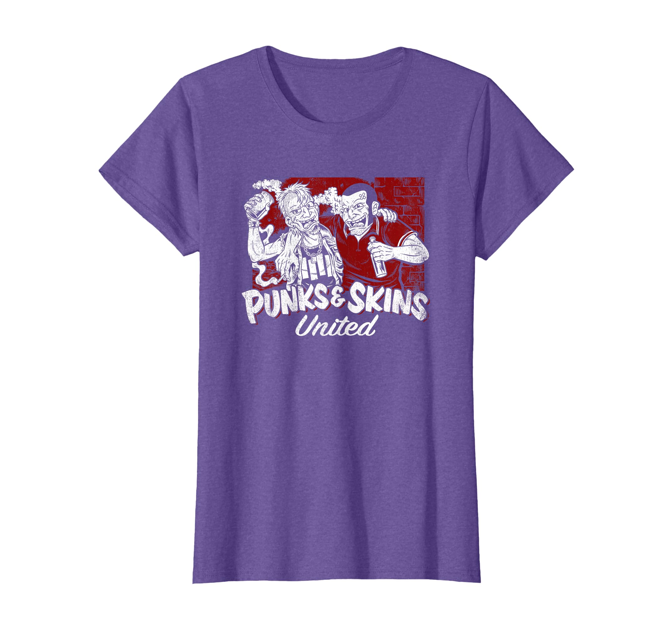 Punks and Skins United Oi Oi Oi! Street Punks & Skinheads T-Shirt