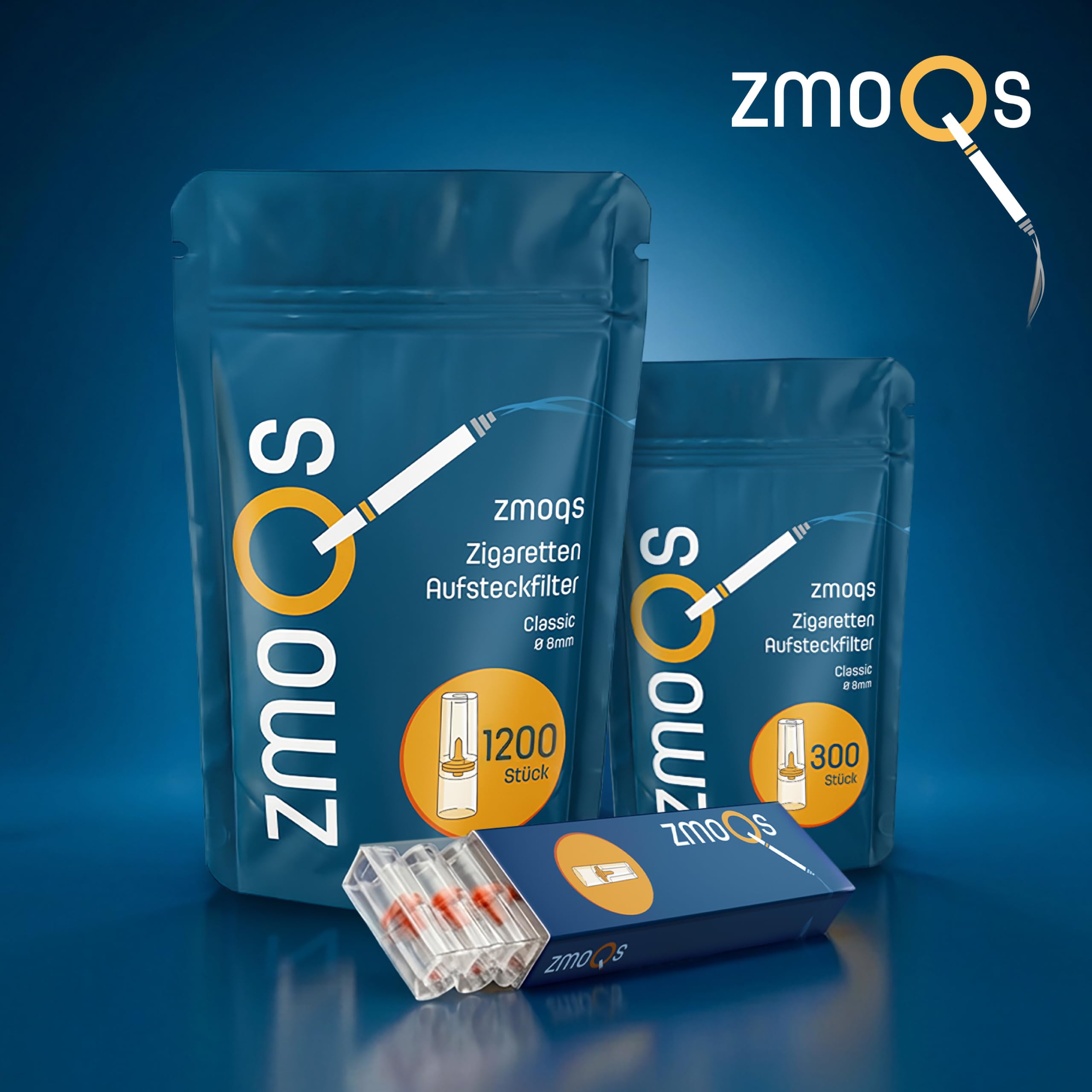 Filtros para fumadores estándar – 1200 unidades – Accesorio para filtro de cigarrillos – 1200 unidades
