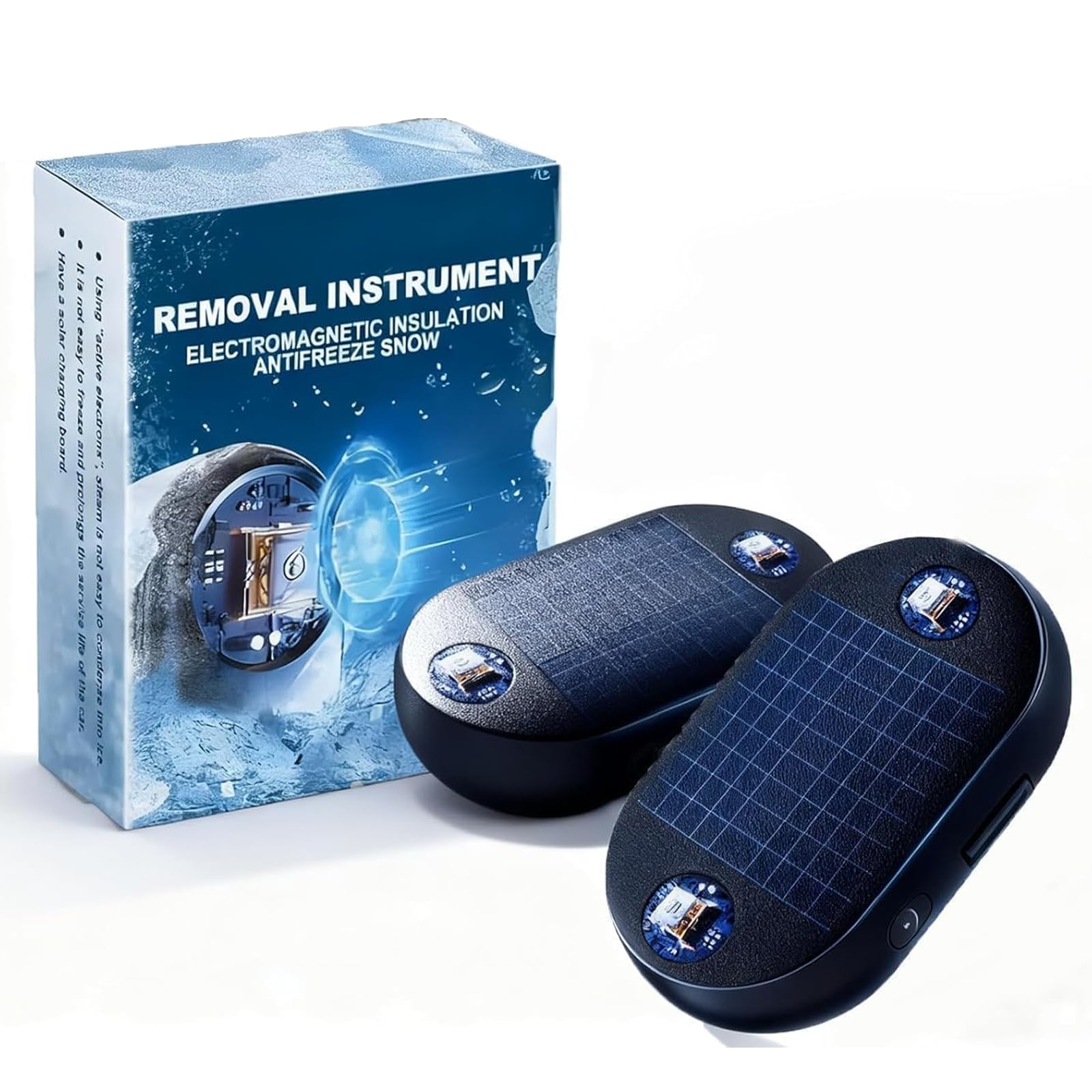 2-Pack Portable Solar-Powered Electromagnetic Snow Removal Device (2026 Model)