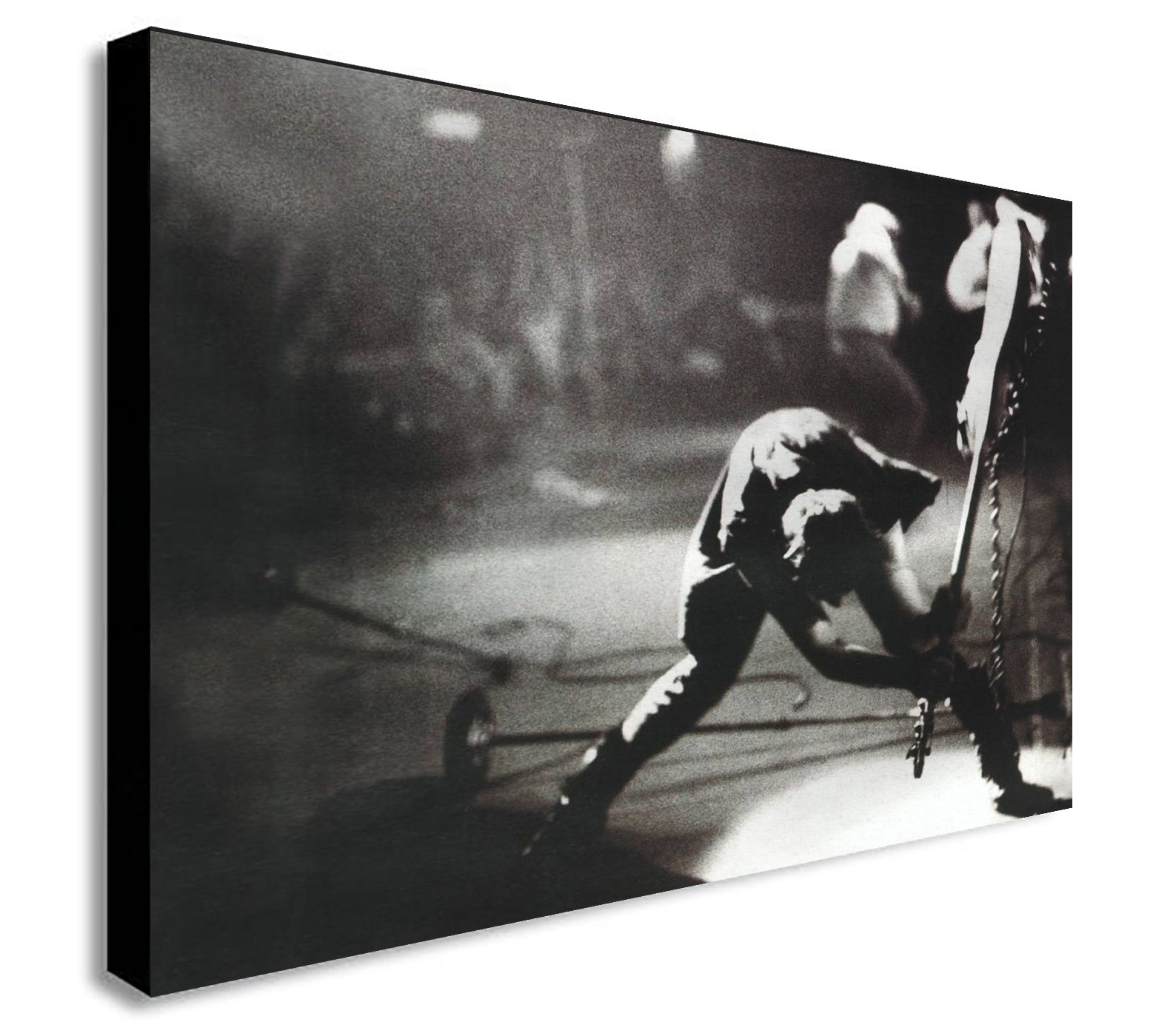 The Clash - London Calling - Stampa artistica da parete su tela, varie dimensioni (A0 120 x 83 cm)