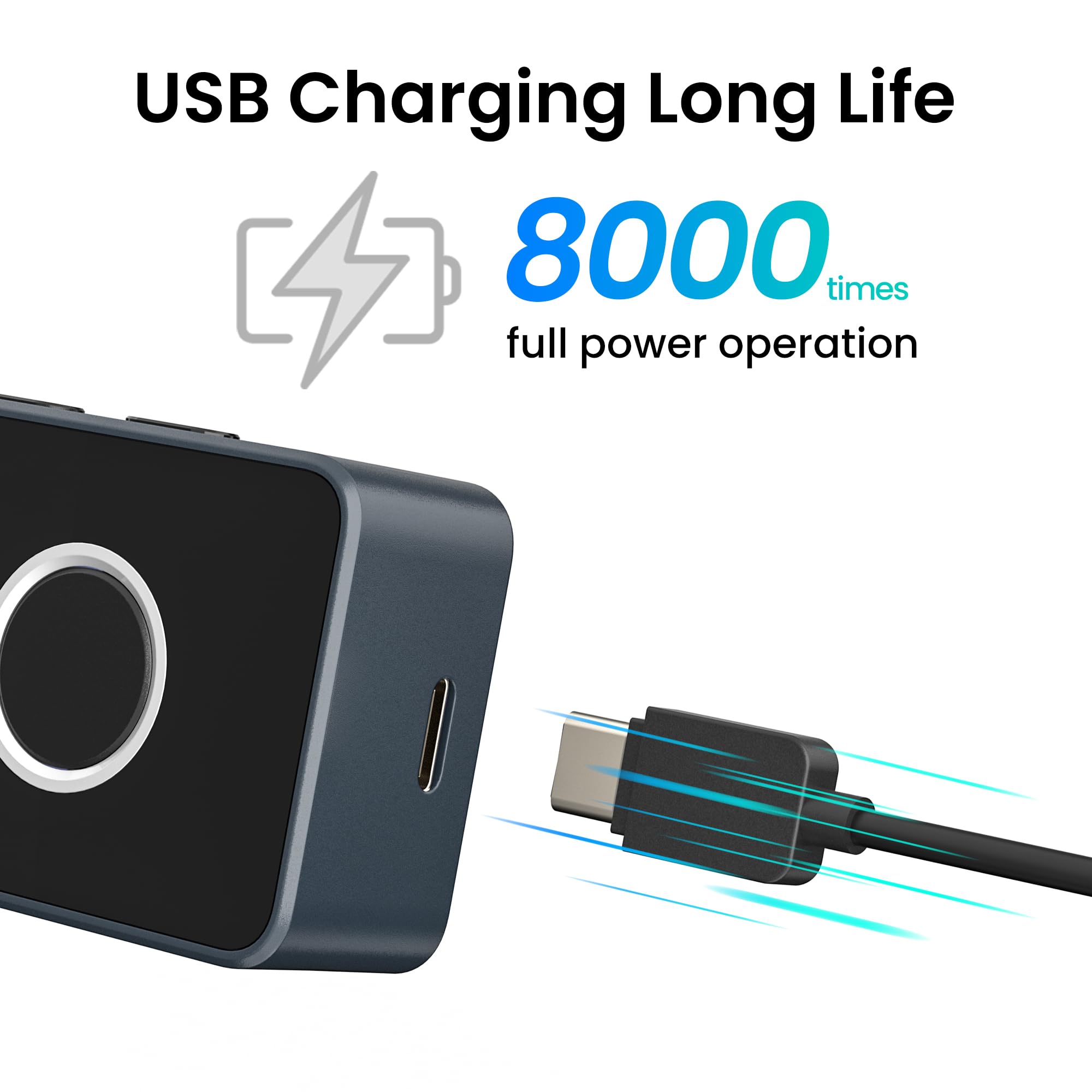 Bauihr Télémètre Laser, 131ft/40m Mini Mesure Laser Portable en Aluminium, Type-C Rechargeable Mesure Laser de Unités Commutables,Pythagore, Mesure Surface et Le Volume