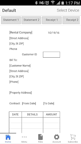 Rent Receipt Pro – vue 2