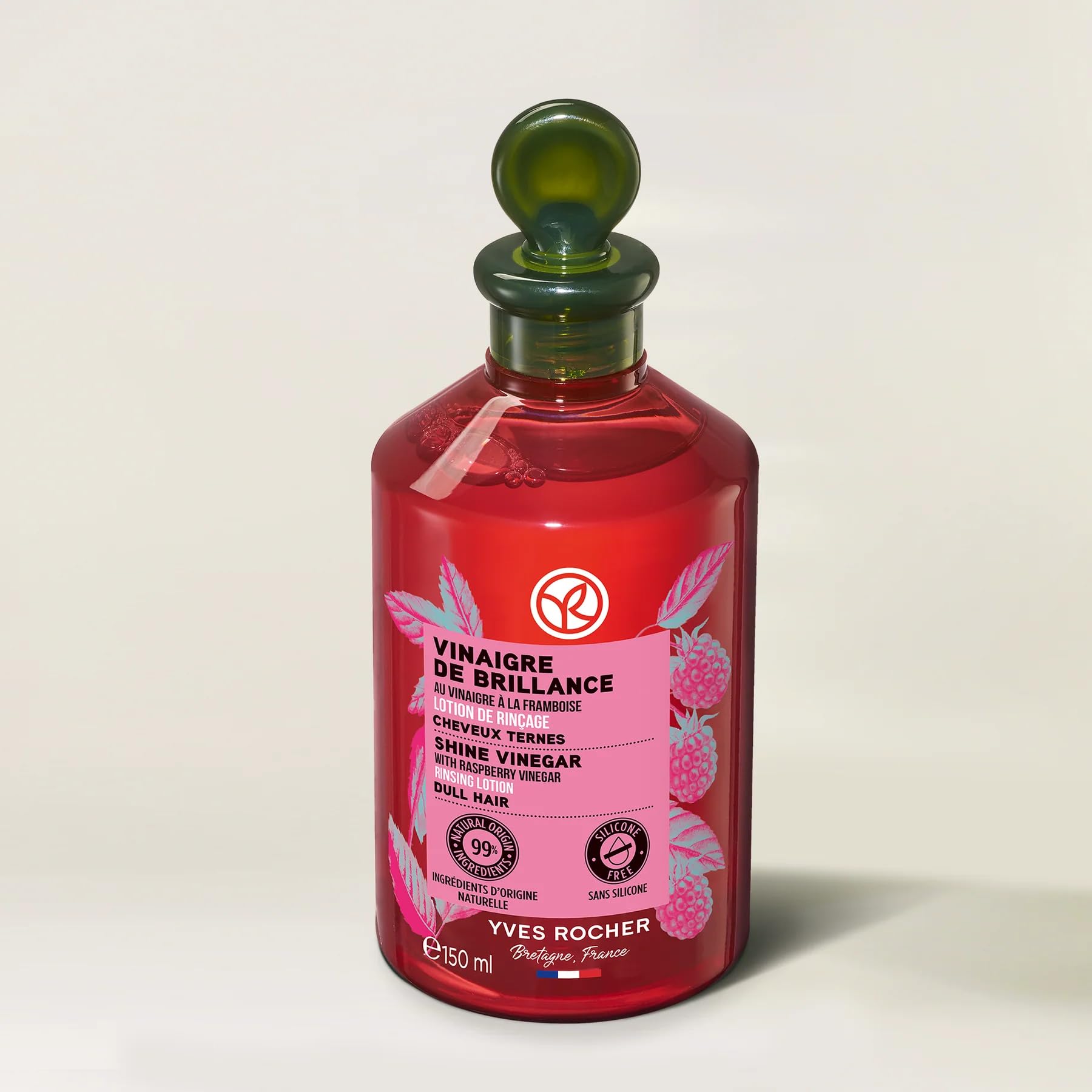 リンス・コンディショナー YVES ROCHER VINAIGRE DE BRILLANCE 400ml Amazon.com : Yves Rocher Raspberry Vinegar Hair Rinse, Shine