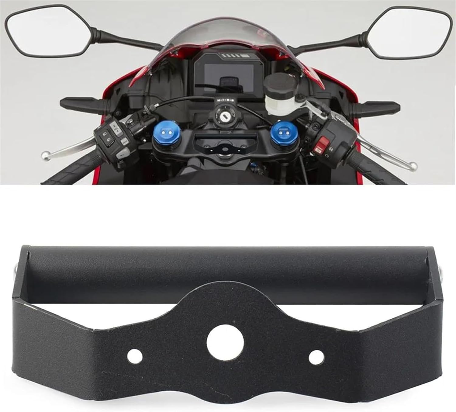 スマートフォンマウントバー CBR600RR用 2021 2022 2023 GPS電話ホルダーサポート用オートバイアルミナビゲーシ