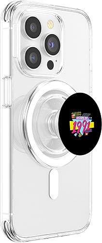 Miniatura 3 de Made in 1991 90s Nostalgia Retro Vintage 1990s 33rd Birthday PopSockets MagSafe PopGrip for iPhone