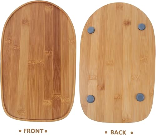 Miniatura 4 de COLLBATH Batidora móvil Mat batidora de pie batidora de pie bandejas de madera bandejas de madera para servir bandejas de café deslizante para