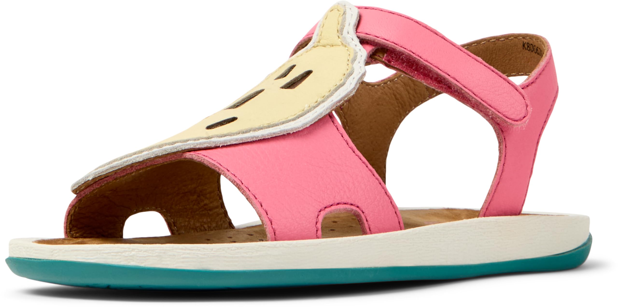 Camper Girls Bicho K800671 T-Strap Sandal, Multi Assorted 002 Tws, 4 UK