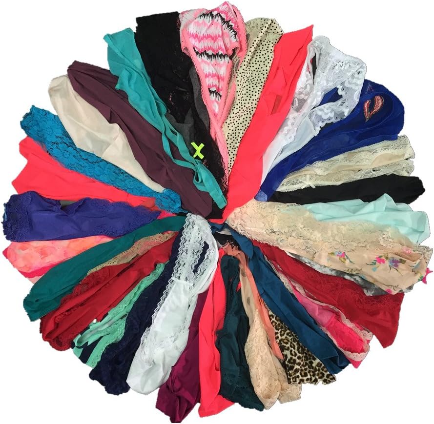 Variety of Womens Underwear Pack T-Back Thong Bikini Hipster Briefs Cotton Lace Panties