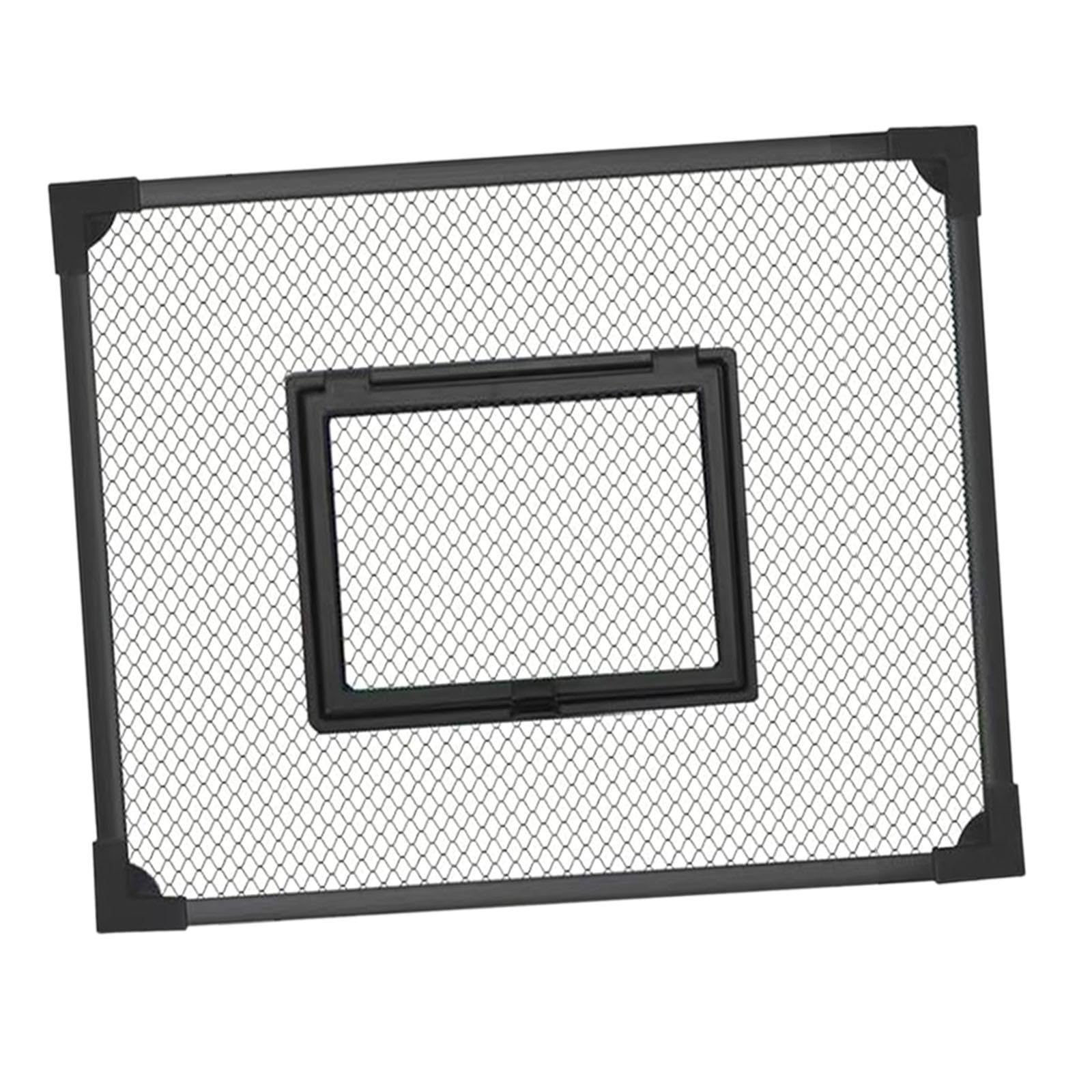 Aquarium Lid Mesh Net Cover - DIY Self Assembly Anti Jumping Fish Tank Top Protective Screen for Rectangular Aquariums Easy to Set up Accessories- 40x30cm