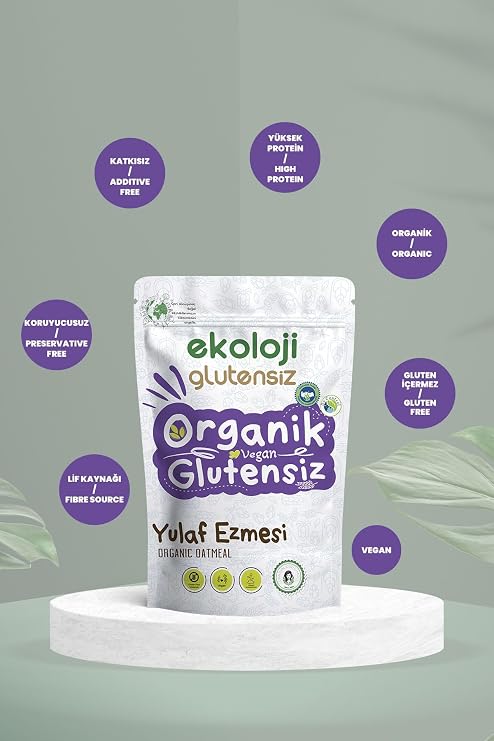 Ekoloji Market Organik Glutensiz Yulaf Ezmesi 300 gr
