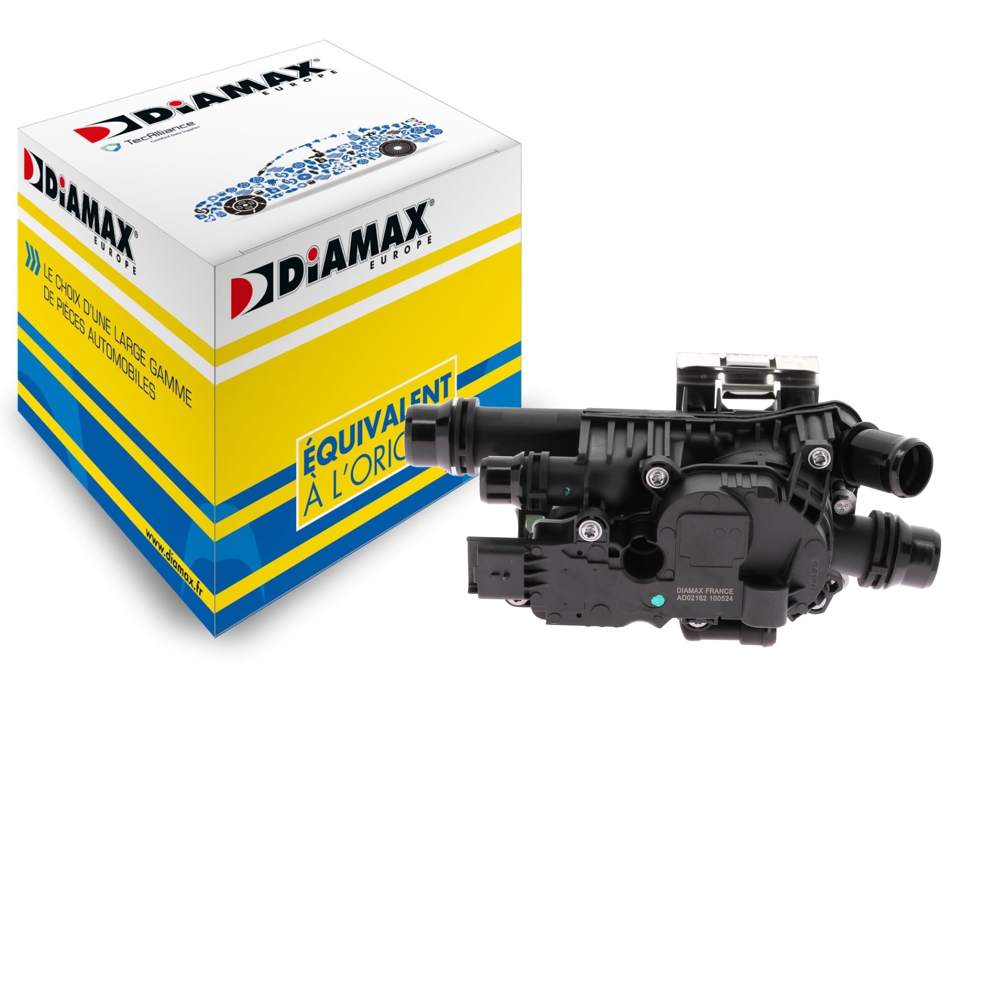 DIAMAX AD02162 Termostato motore con guarnizione 82°C Compatibilità con PEUGEOT 208 I Hatchback CA, CC 2008 Station Wagon CU 3008 0U 308 II, CITROËN C3 II SC