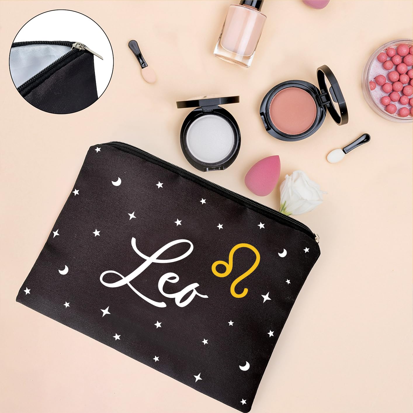 Leo - Regalos de cumpleaños para mujer, juego de taza de cristal del zodiaco para ella, cesta de astrología para mamá y hermana, caja de constelación para amiga, cesta de agradecimiento para jefe