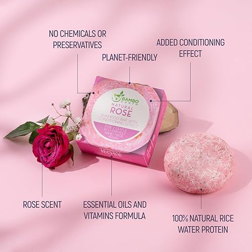 Miniatura 2 de Barra de champú sólido y jabón para el cabello con efecto acondicionador, paquete de 12 barras de champú naturales para cabello con aceites