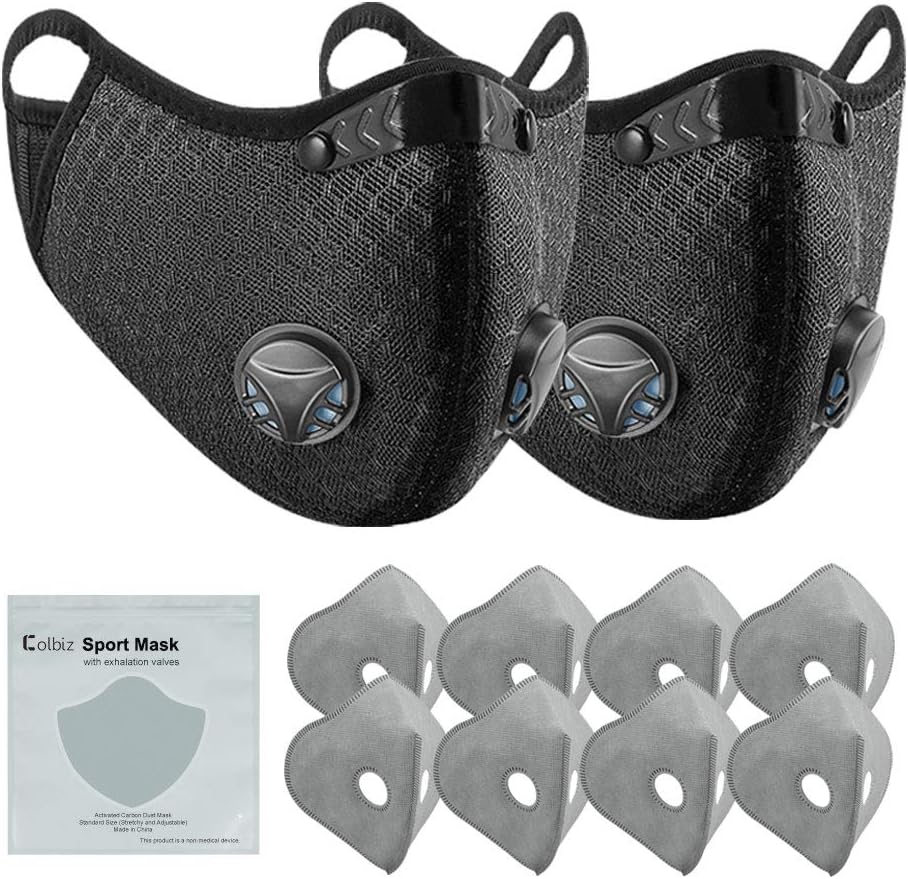 Dust Mask with 8 Filters Reusable Washable Dust Mask with