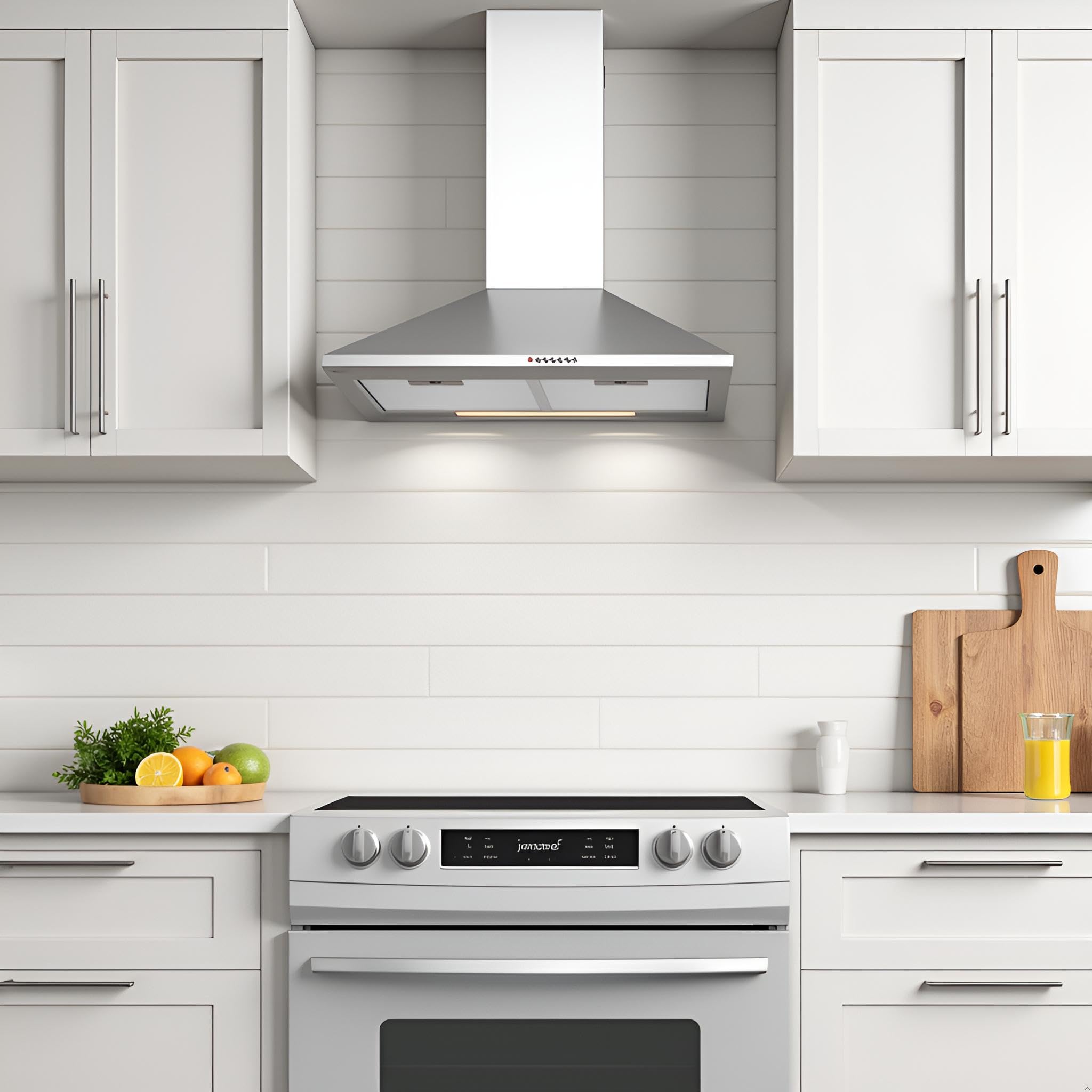 APELSON Campana Extractora Helia 600 con 3 Niveles de Extracción Turbo Panel de Control Mecánico Motor Tangencial Extra Silencioso Iluminación LED Potencia 260 m3/h Ancho 60 cm Color Blanco