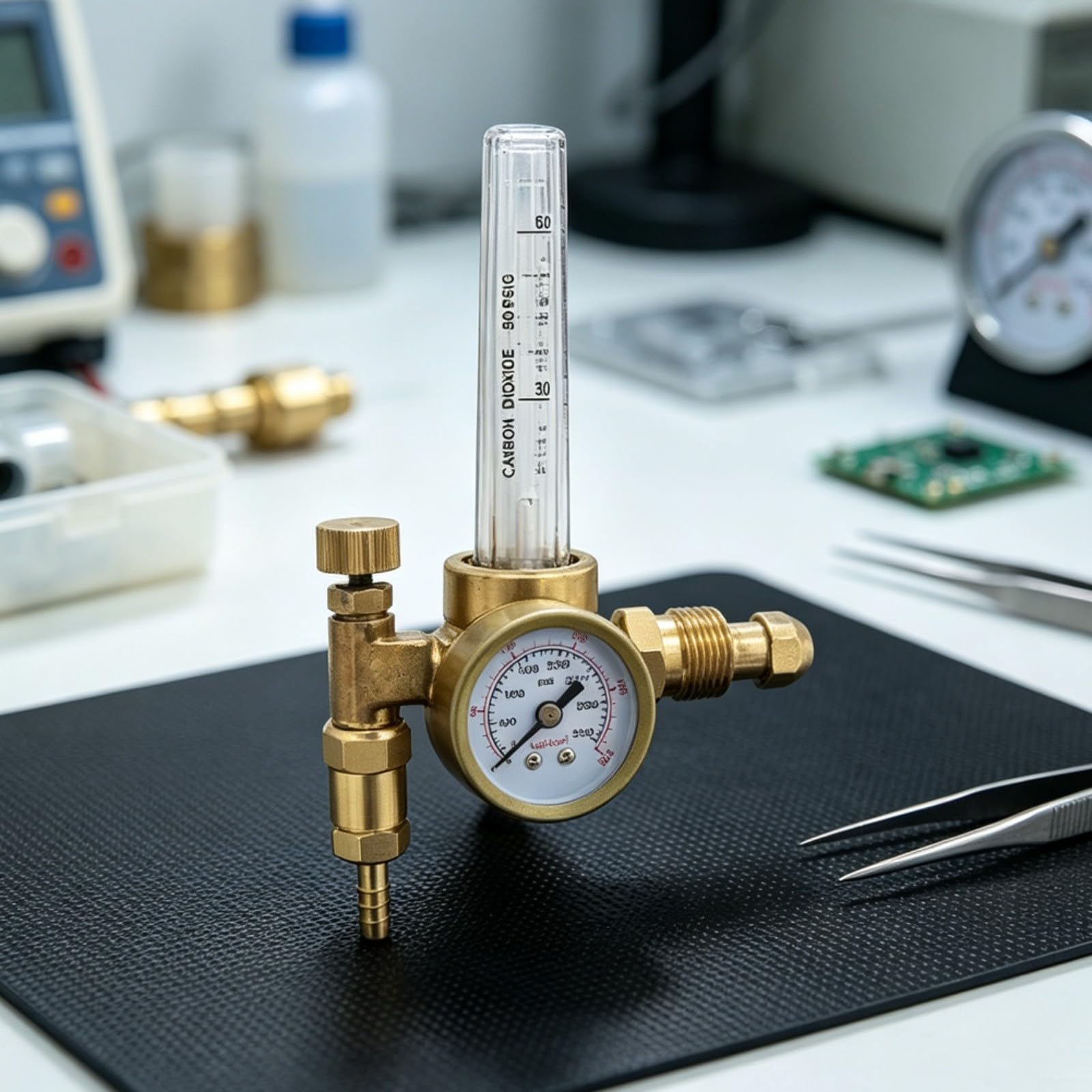 Débitmètre régulateur CGA580 pour soudage argon/CO2 pour mig pour tig