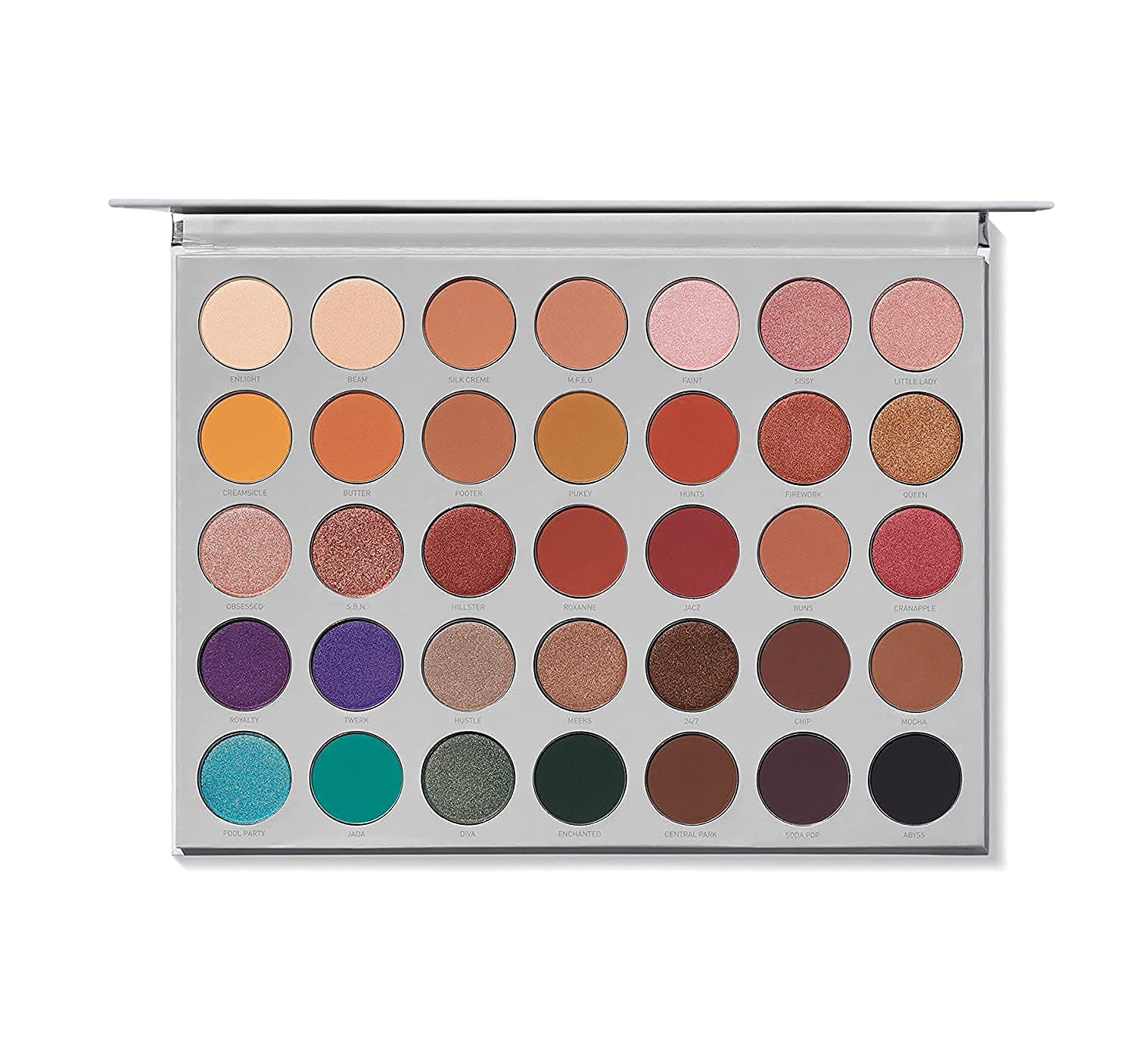 Eyeshadow Jaclyn Hill DAQ Eyeshadow Palette - 35 Shimmer & Matte Finish Eye Shadow For Women (Multicolor)