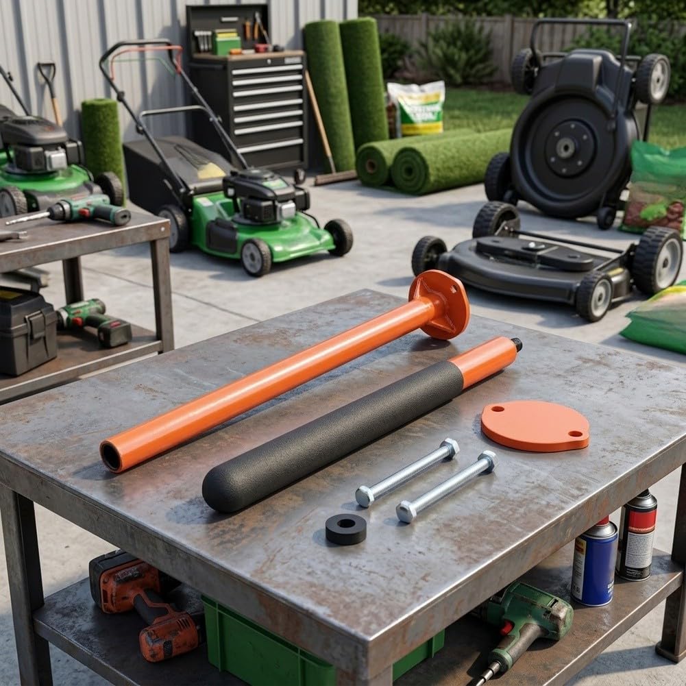 Kit ergonómico de mango de asistencia de montaje para cortacéspedes Bad Boy 088-3502-98 088-3500-00, excluyendo la barra de agarre de metal de la serie R para una construcción suave de