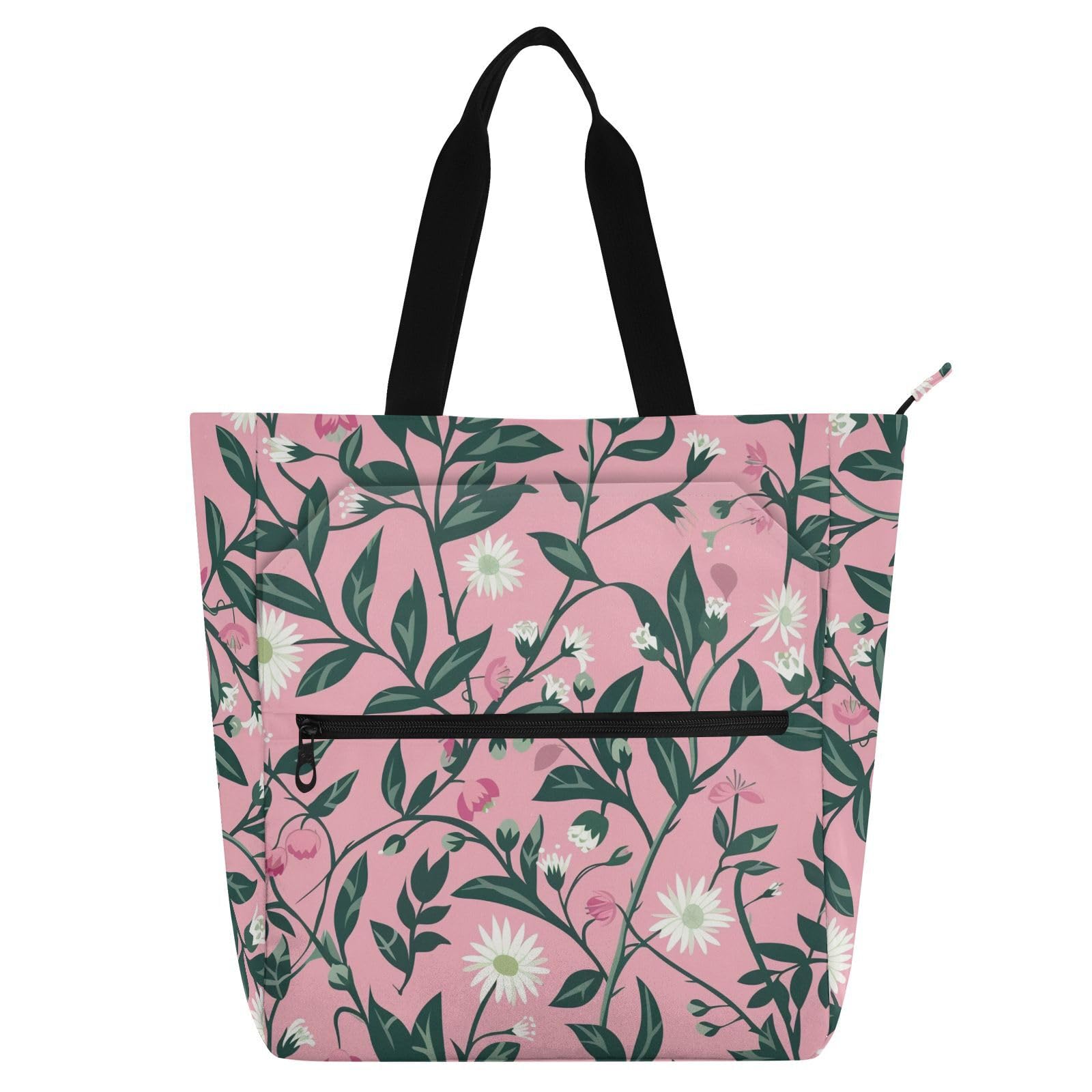Sac fourre-tout imperméable réutilisable motif pêche William Morris - 8