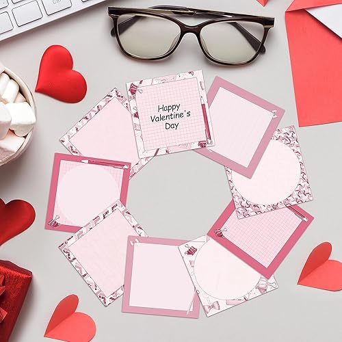 Miniatura 5 de 9 notas adhesivas para el día de San Valentín, notas adhesivas para el día de San Valentín, notas adhesivas para la escuela, oficina, hogar,