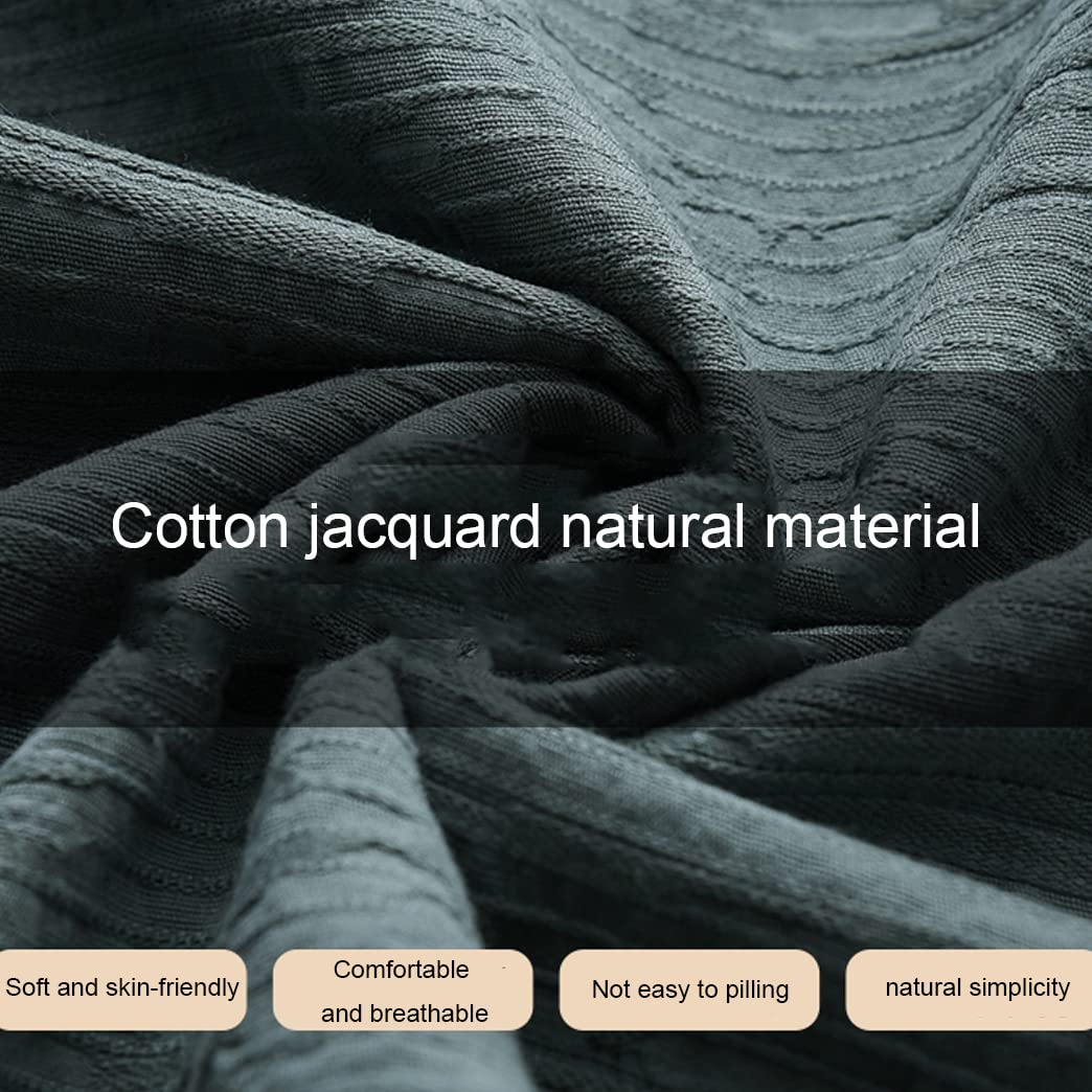 ZHOUXIAO Jacquard Baumwolle Leinen Kung Fu Bekleidung Tang Anzug Langarm Jacken Hosen, Tai Chi Uniform Chinesische traditionelle Kleidung, Zen Meditation Uniform Hanfu Martia